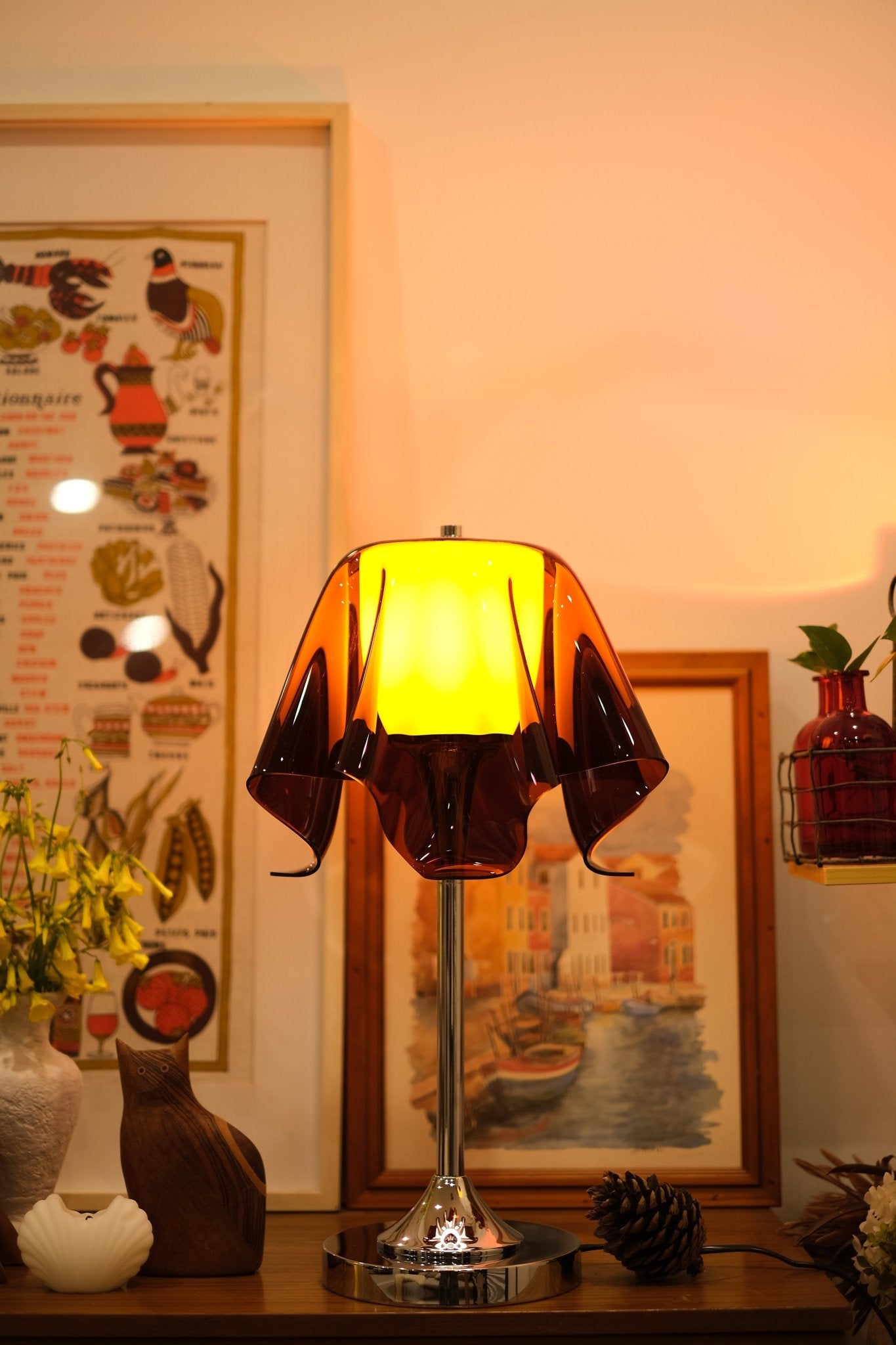 Fazzoletto Floating Handkerchief Table Lamp - Homezee