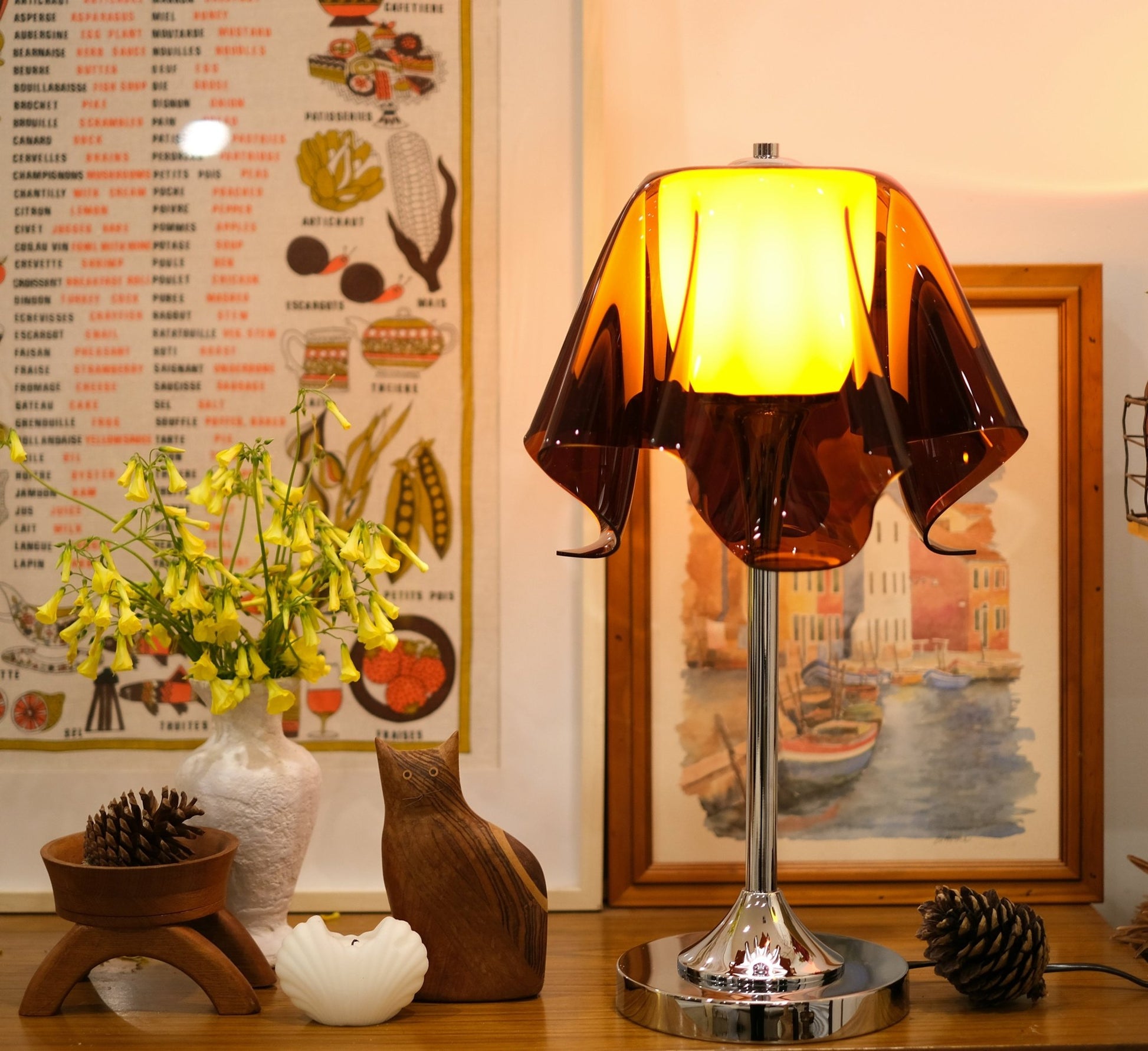 Fazzoletto Floating Handkerchief Table Lamp - Homezee