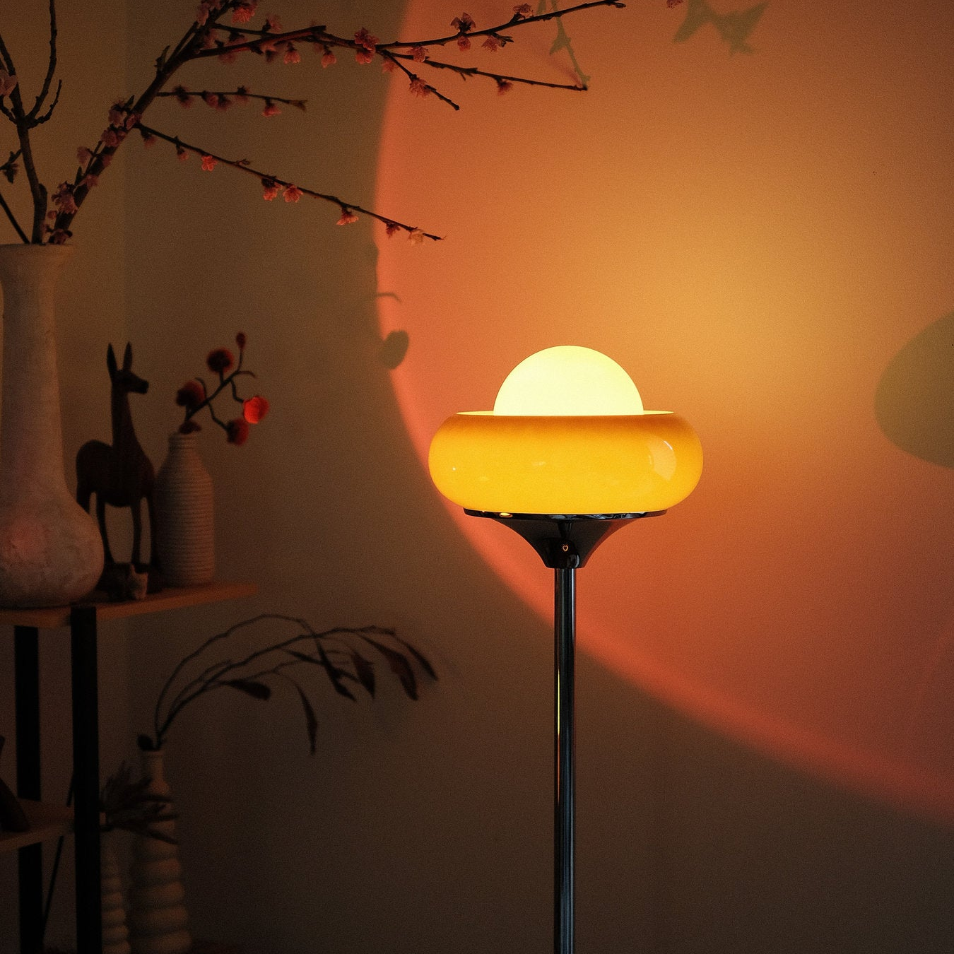 Every Egg Tart Floor Lamp Soft, Sculptural Lighting 
