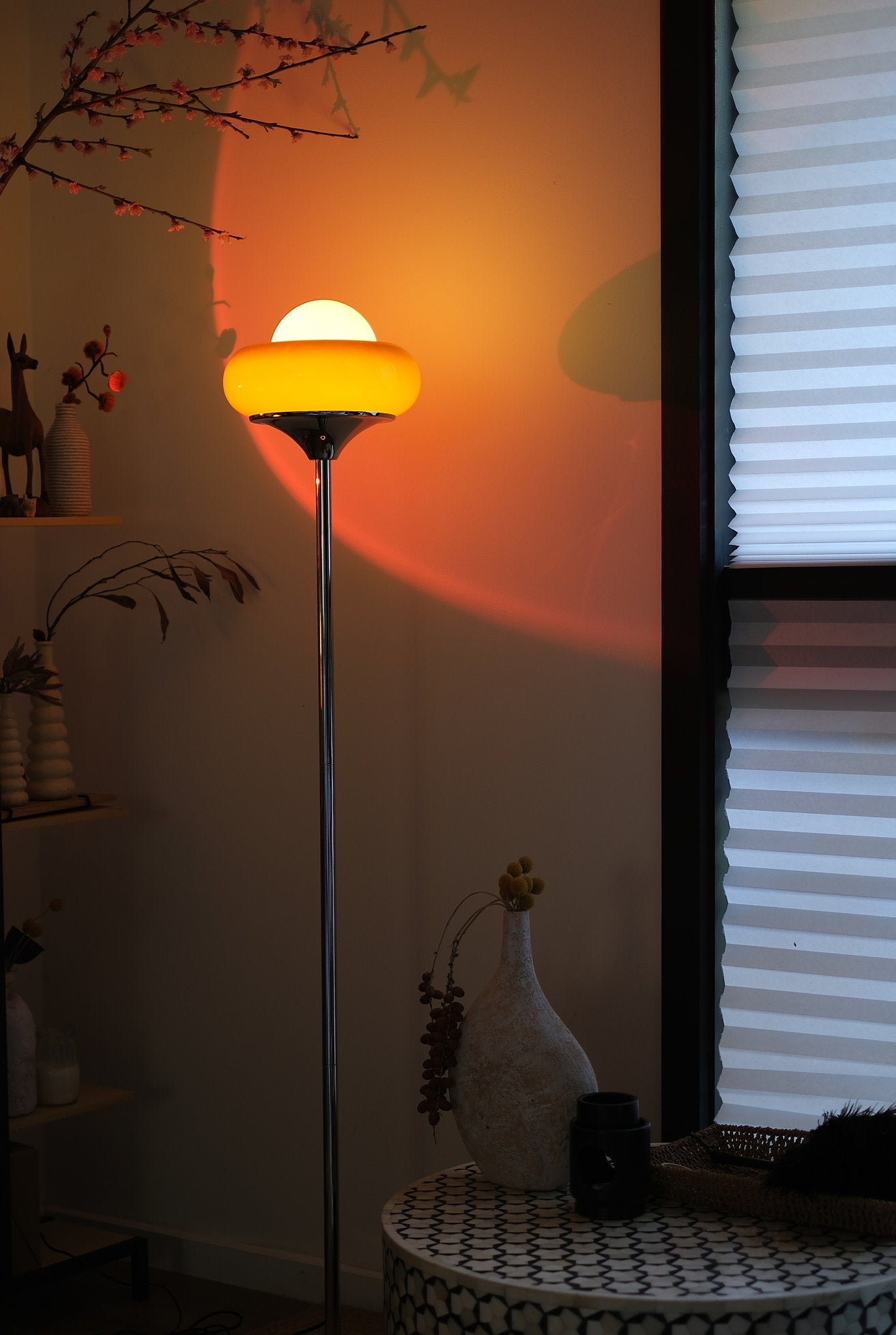 Every Egg Tart Floor Lamp - Homezee