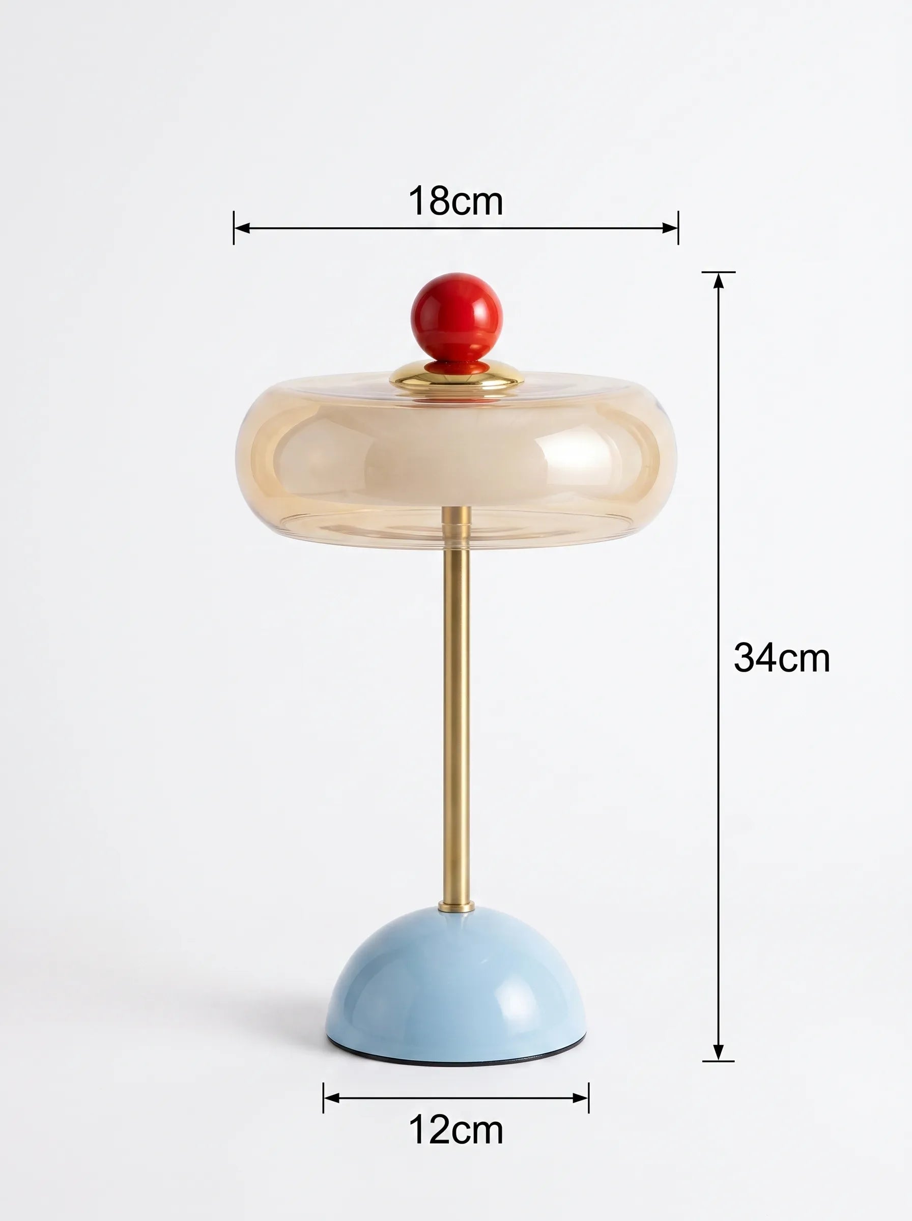 Dopino Candy Color Mushroom Rechargeable Table Lamp