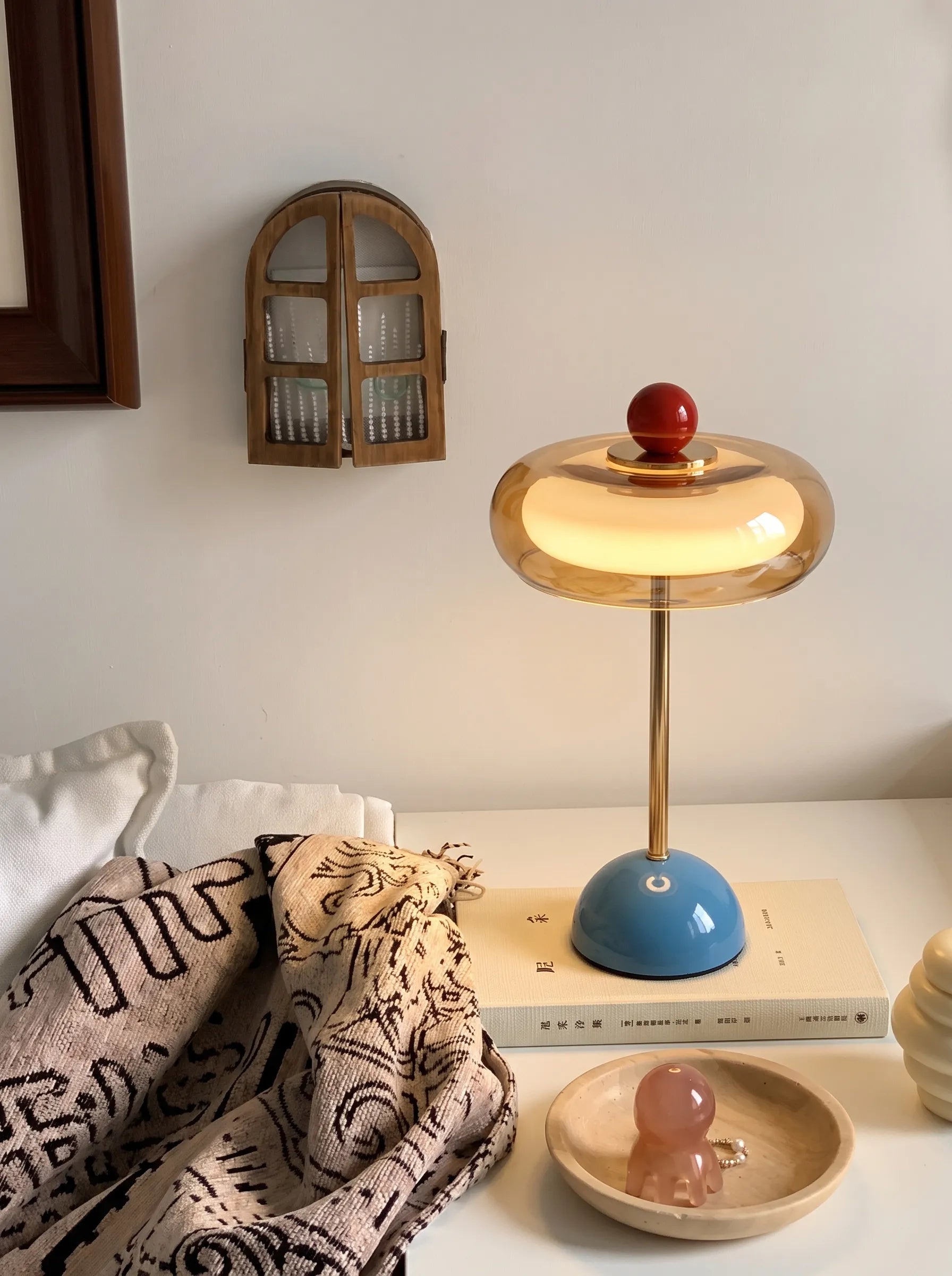 Dopino Candy Color Mushroom Rechargeable Table Lamp