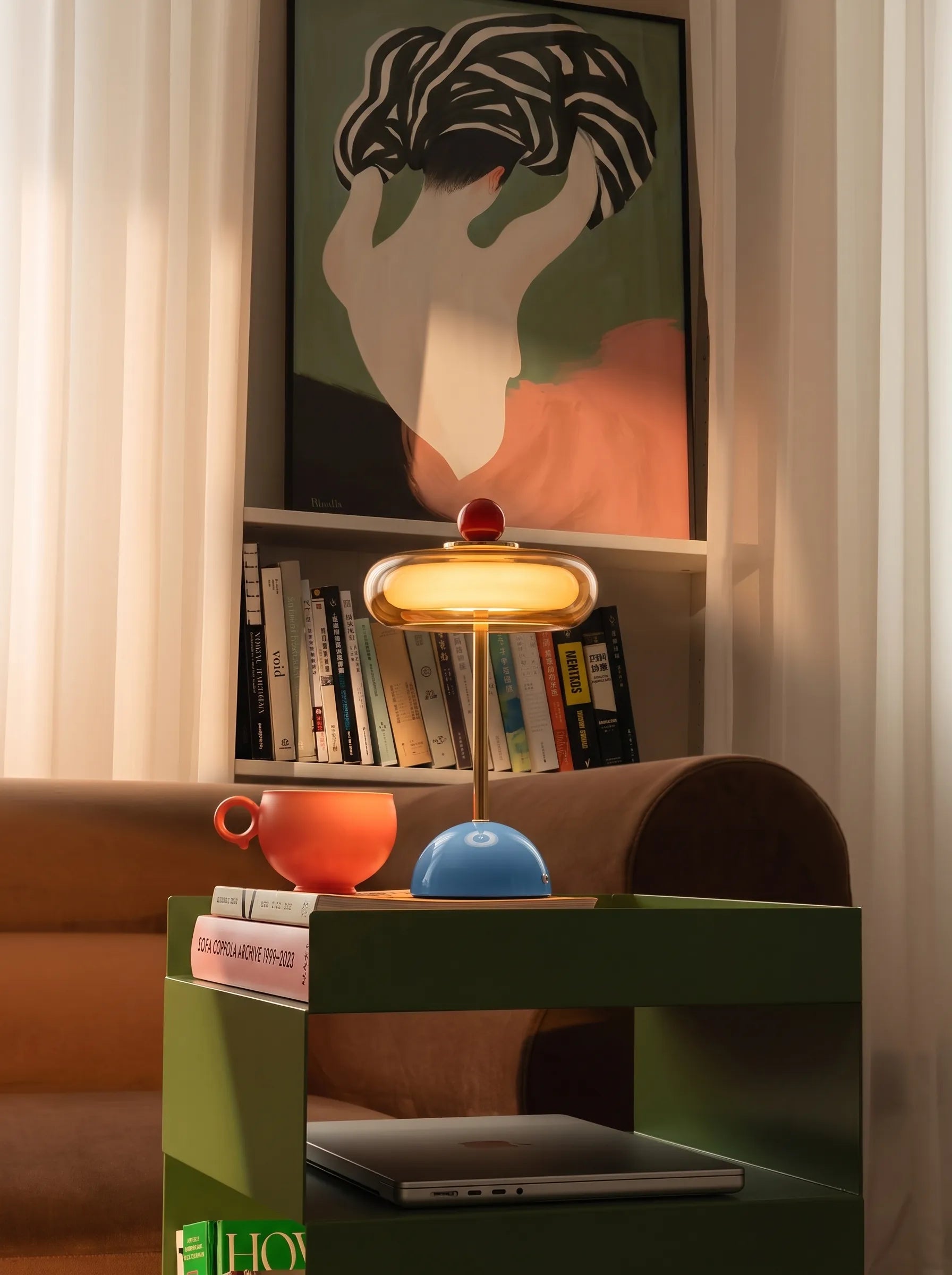Dopino Candy Color Mushroom Rechargeable Table Lamp