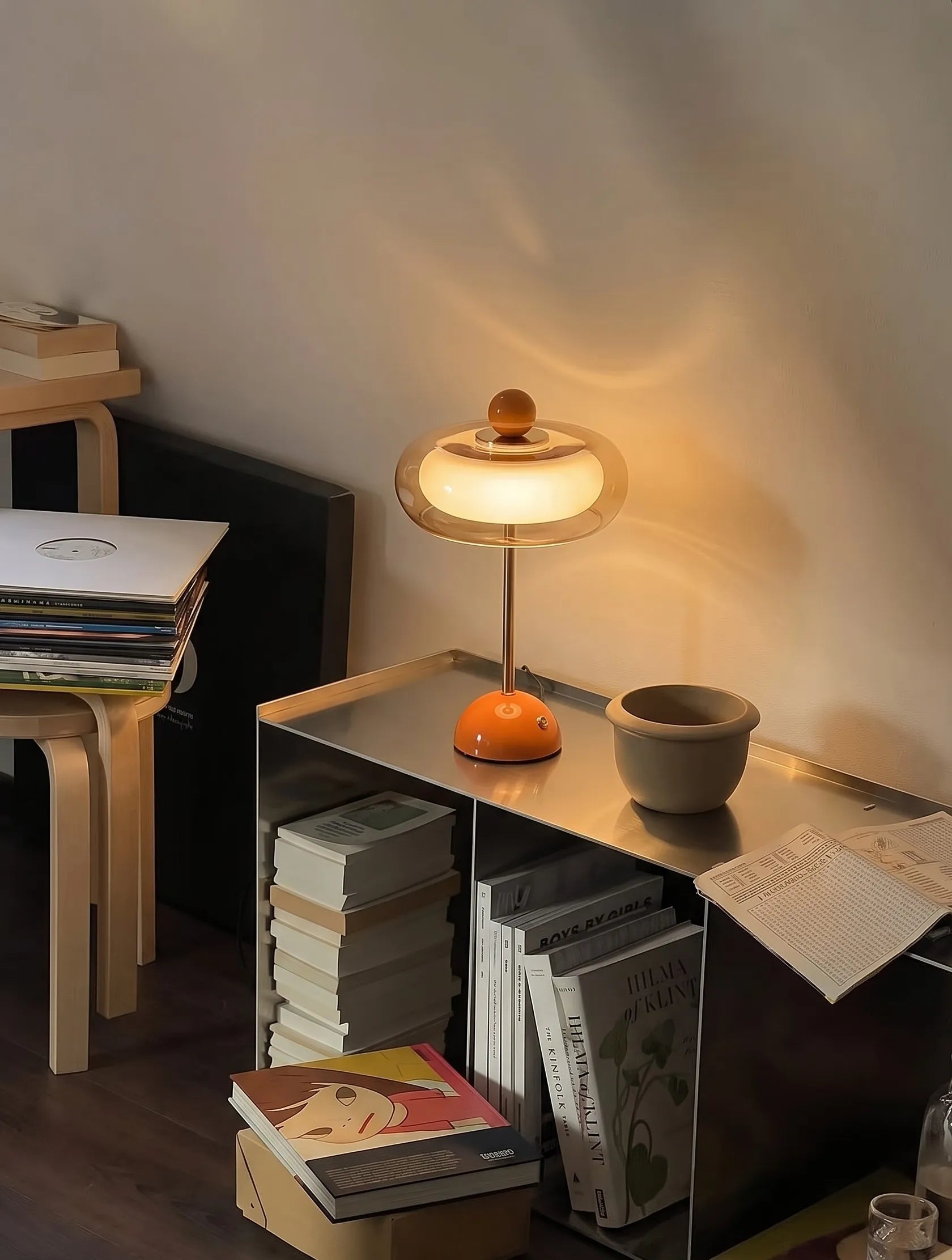 Dopino Candy Color Mushroom Rechargeable Table Lamp
