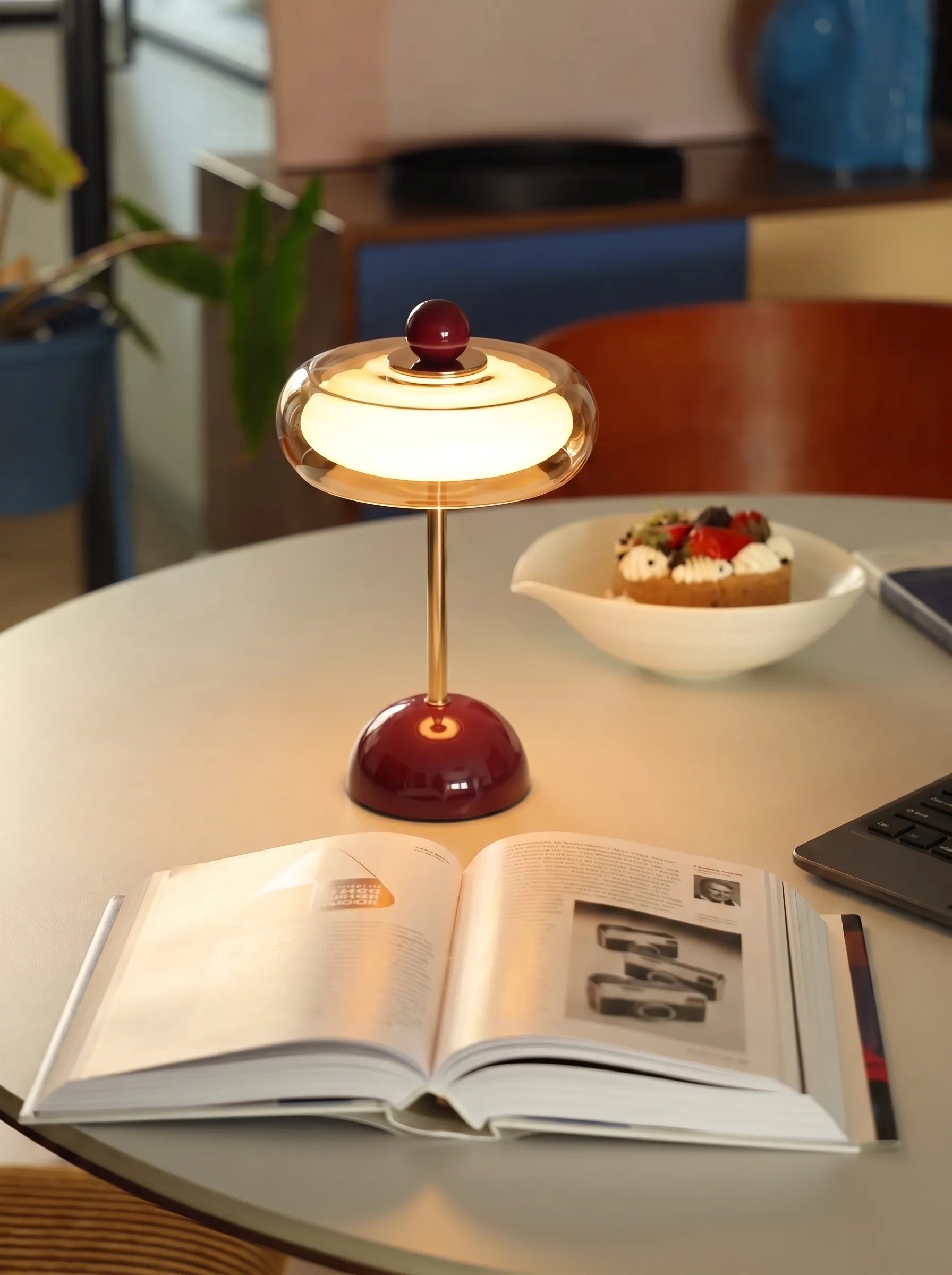 Dopino Candy Color Mushroom Rechargeable Table Lamp