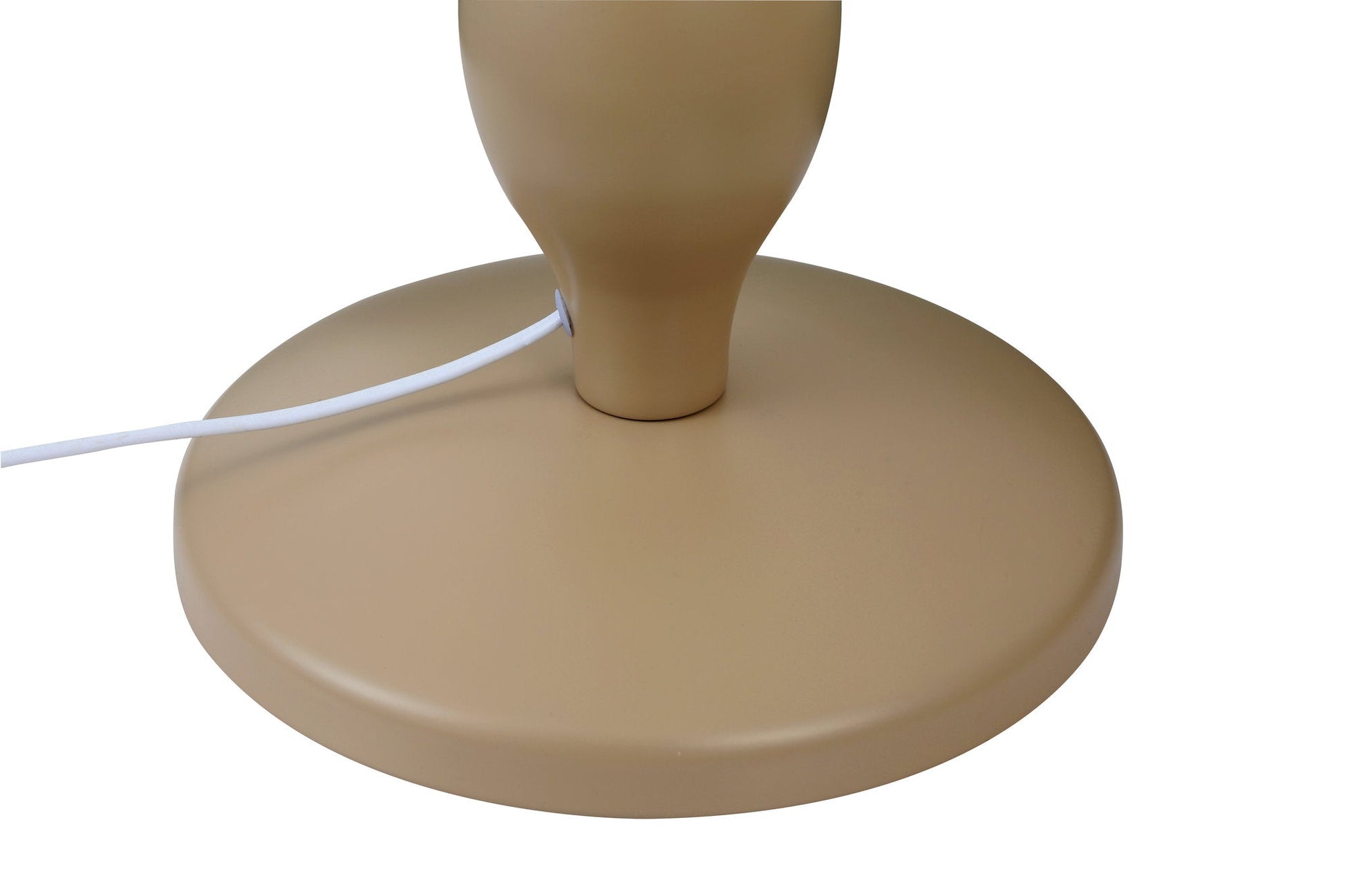 Dori Wavy Mushroom Floor Lamp | Mocha - Homezee