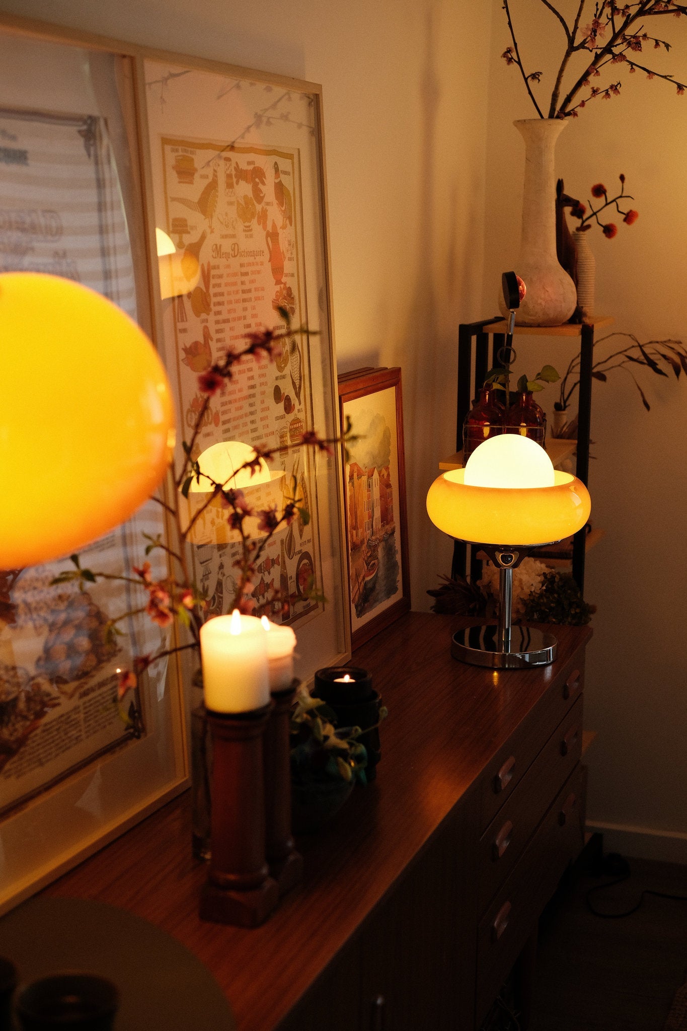 Avery Egg Tart Table Lamp & Floor Lamp Duo - Homezee