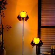 Fazzoletto Floating Handkerchief Lamp Duo – Table & Floor Lamp Set - Homezee