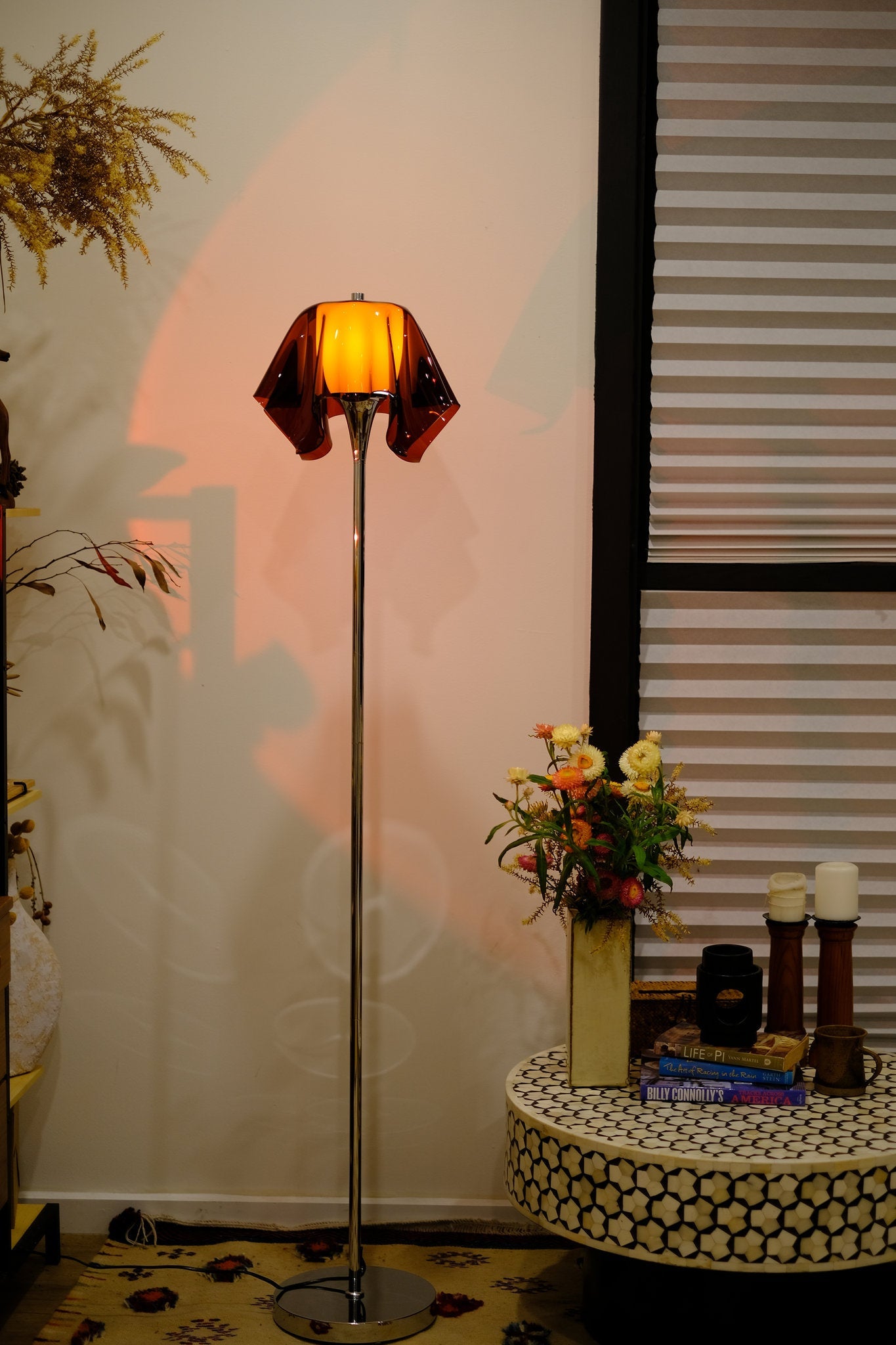 Fazzoletto Floating Handkerchief Floor Lamp - Homezee