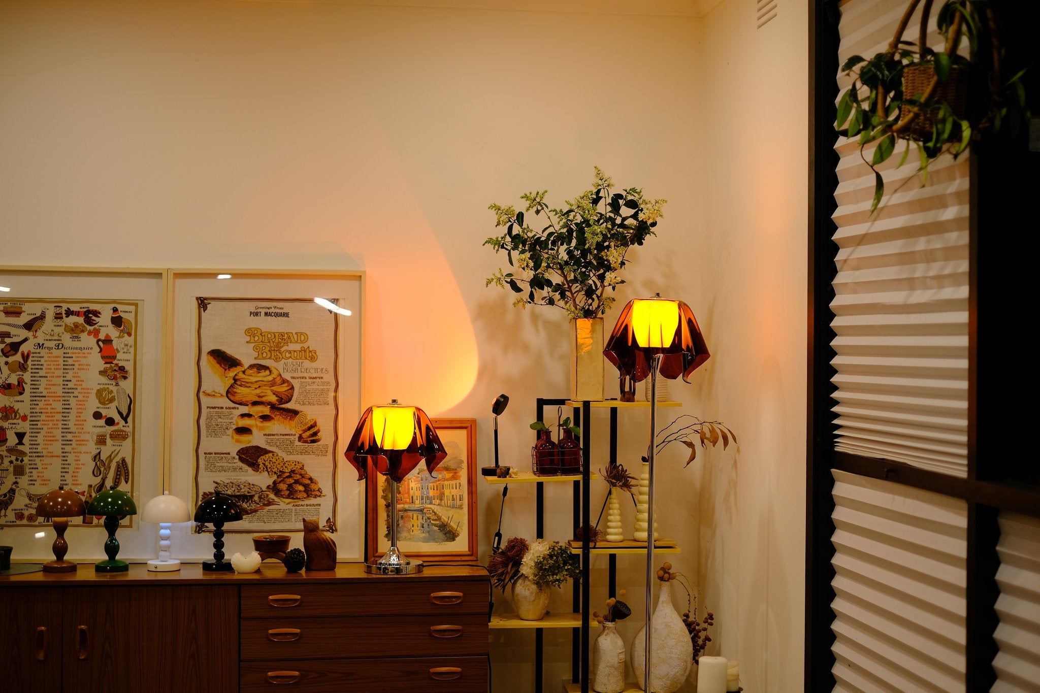 Fazzoletto Floating Handkerchief Lamp Duo – Table & Floor Lamp Set - Homezee