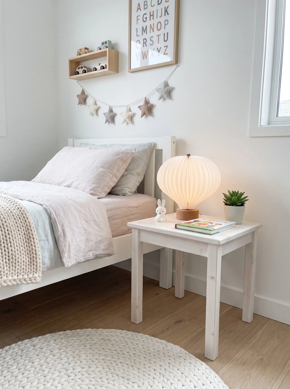Foldable Paper Lamp Night Rechargeable Light