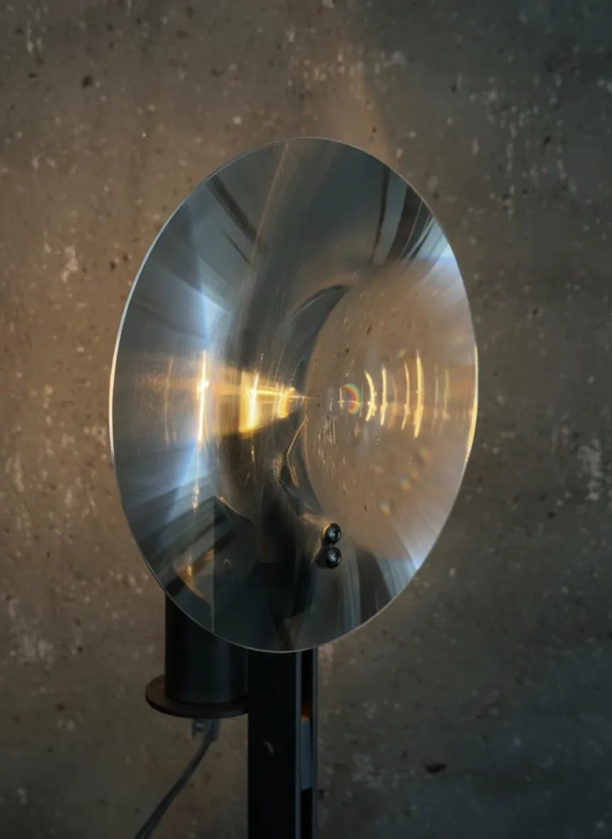 Fresnel Lens Industrial Table Lamp