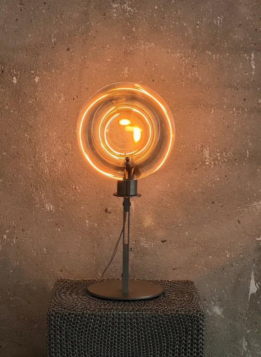 Fresnel Lens Industrial Table Lamp