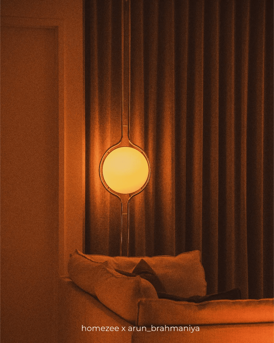 Garreau Globe Floor To Ceiling Lamp - Bauhaus Replica 1971 Design - Homezee