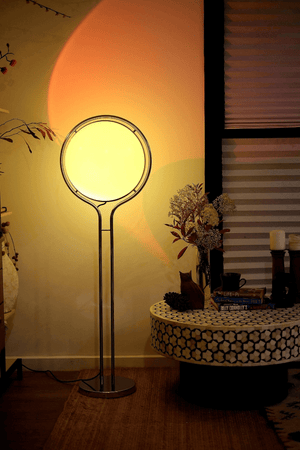 Garreau Single Globe Floor Lamp - Bauhaus Replica 1971 Design - Homezee