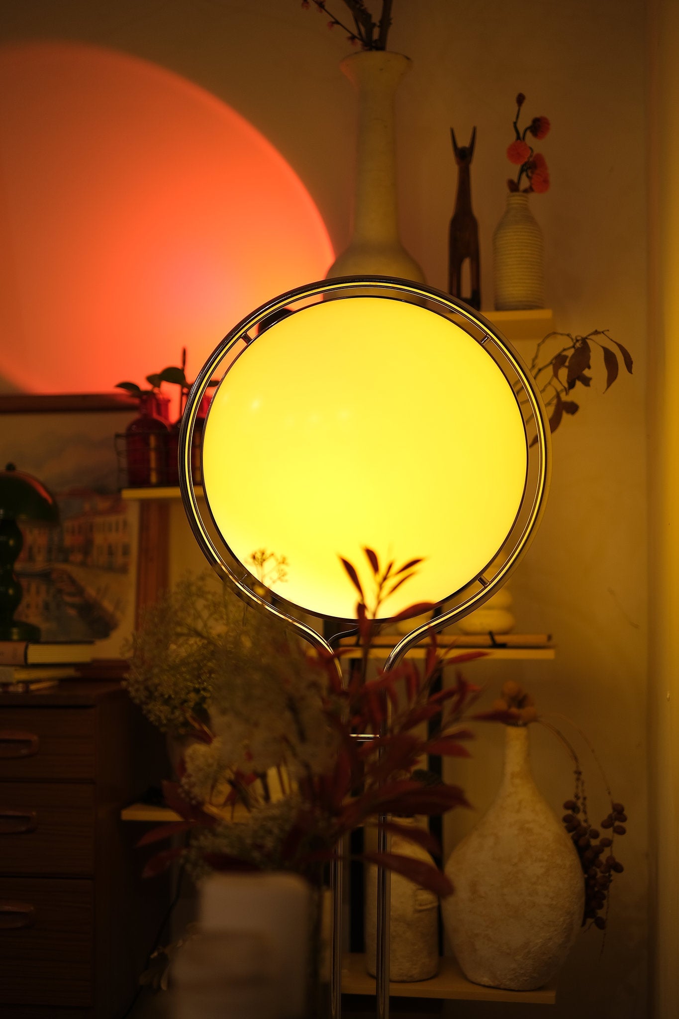 Garreau Single Globe Floor Lamp - Bauhaus Replica 1971 Design - Homezee