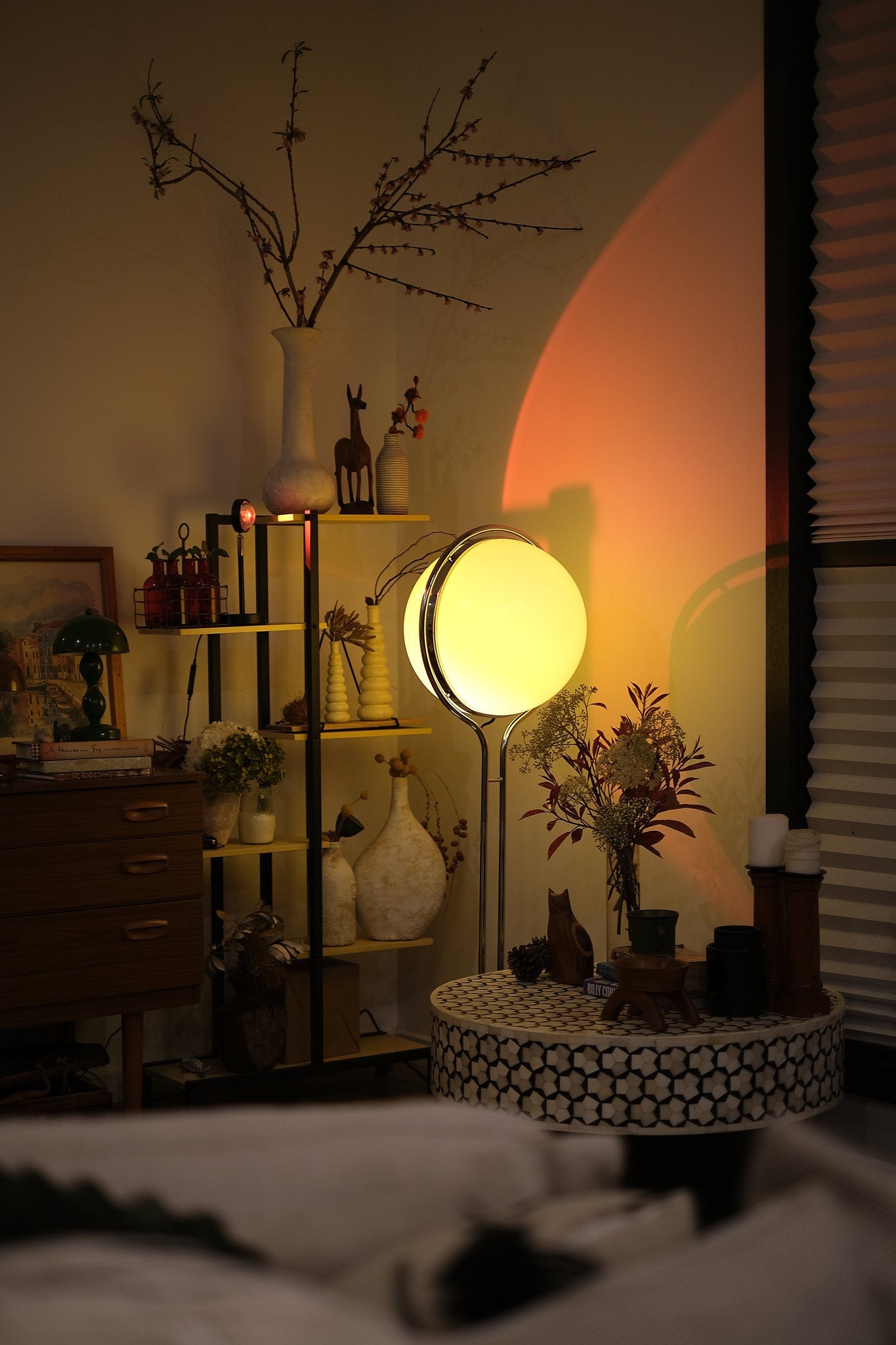 Garreau Single Globe Floor Lamp - Bauhaus Replica 1971 Design - Homezee