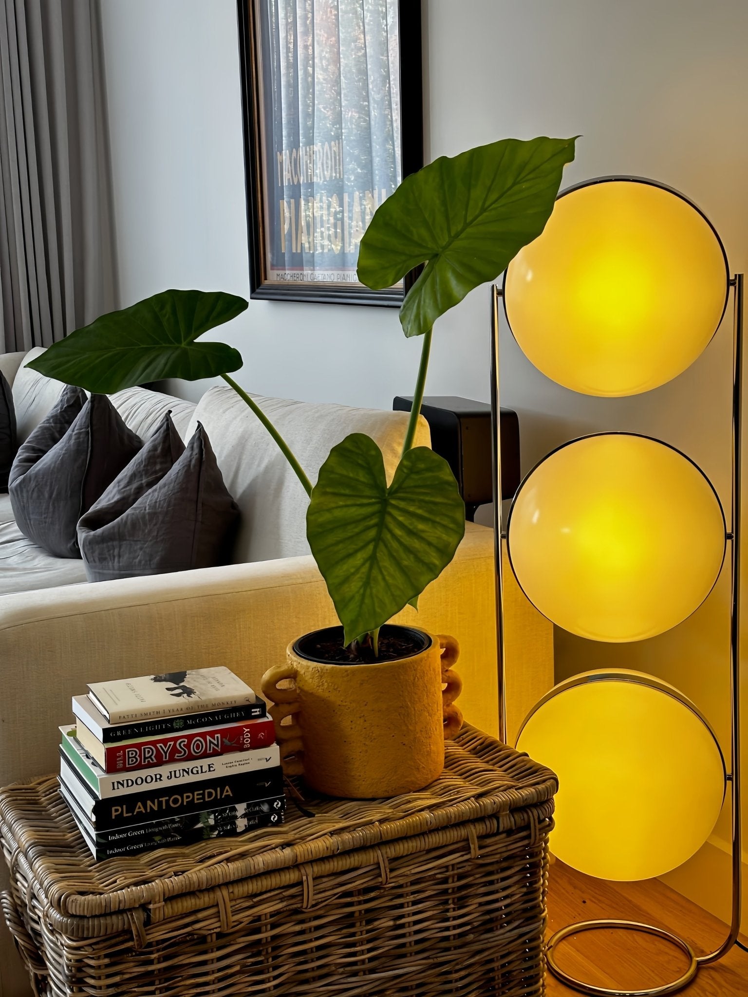 Garreau Trio Globe Floor Lamp - Bauhaus Replica 1971 Design - Homezee