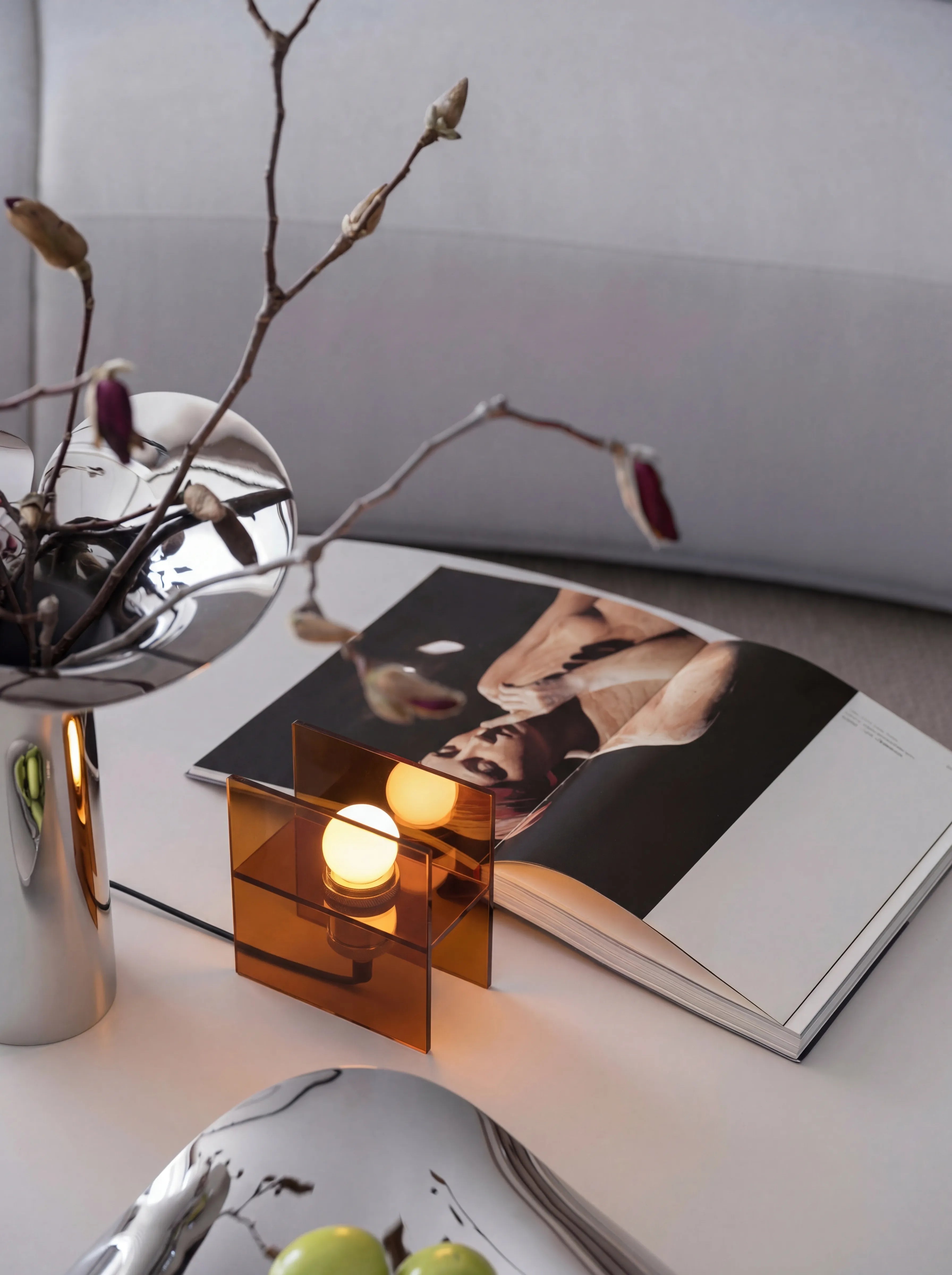 Guzzi Sunset Ocean Horizon Table Lamp Acrylic