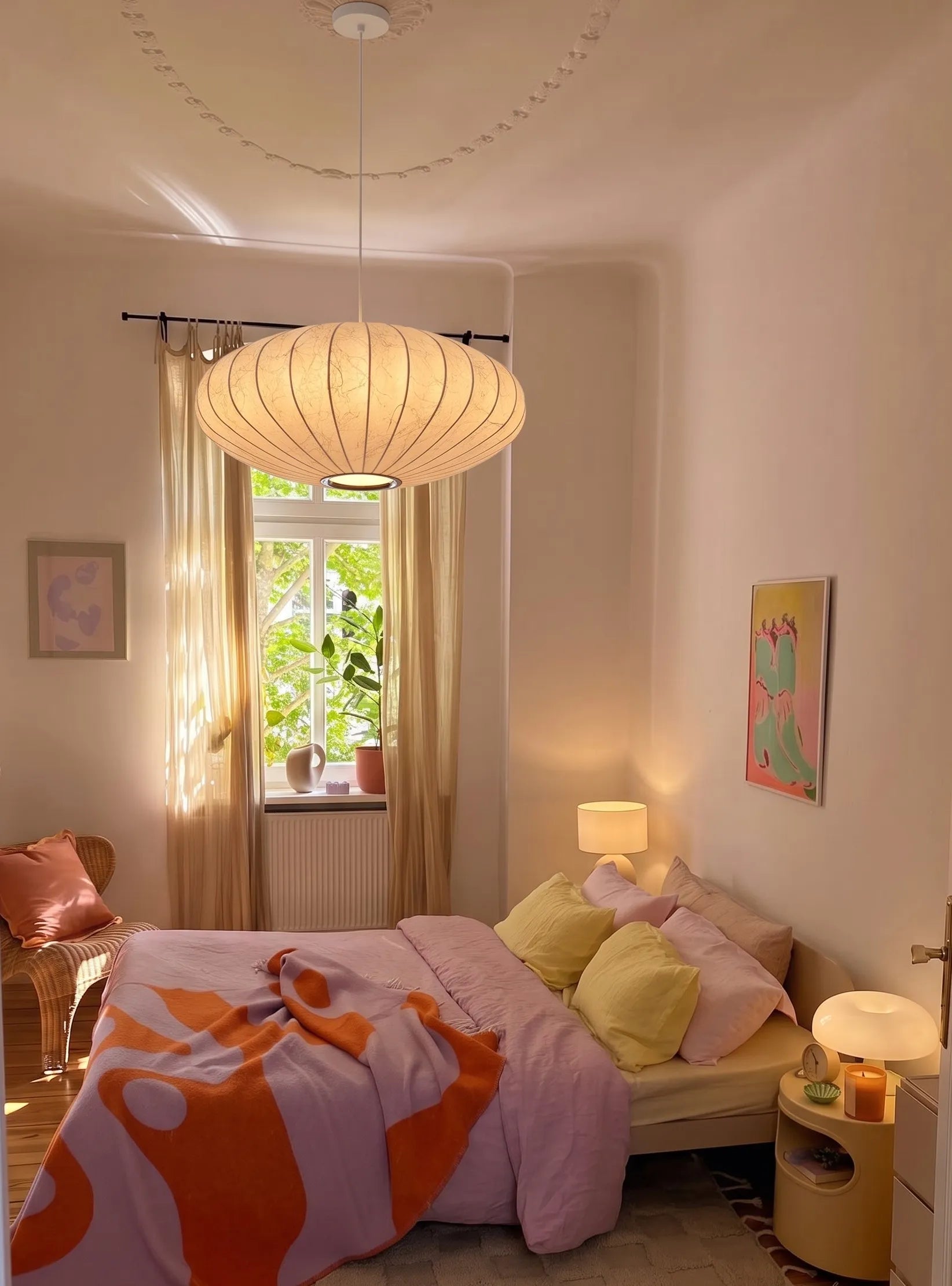 Nelson Saucer Bubble Japandi Pendant Light