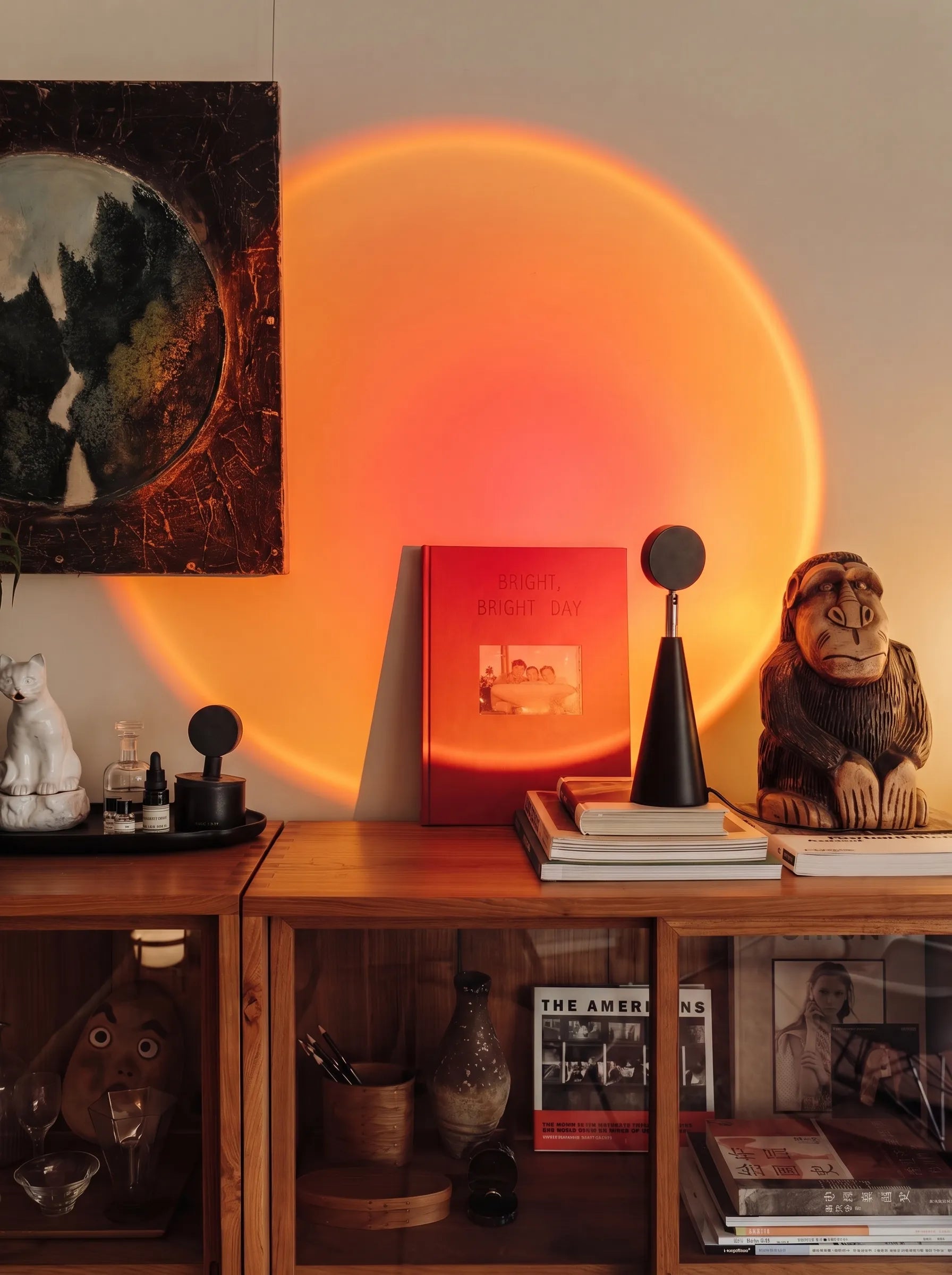Kobe Sunset Projection Table Lamp LED