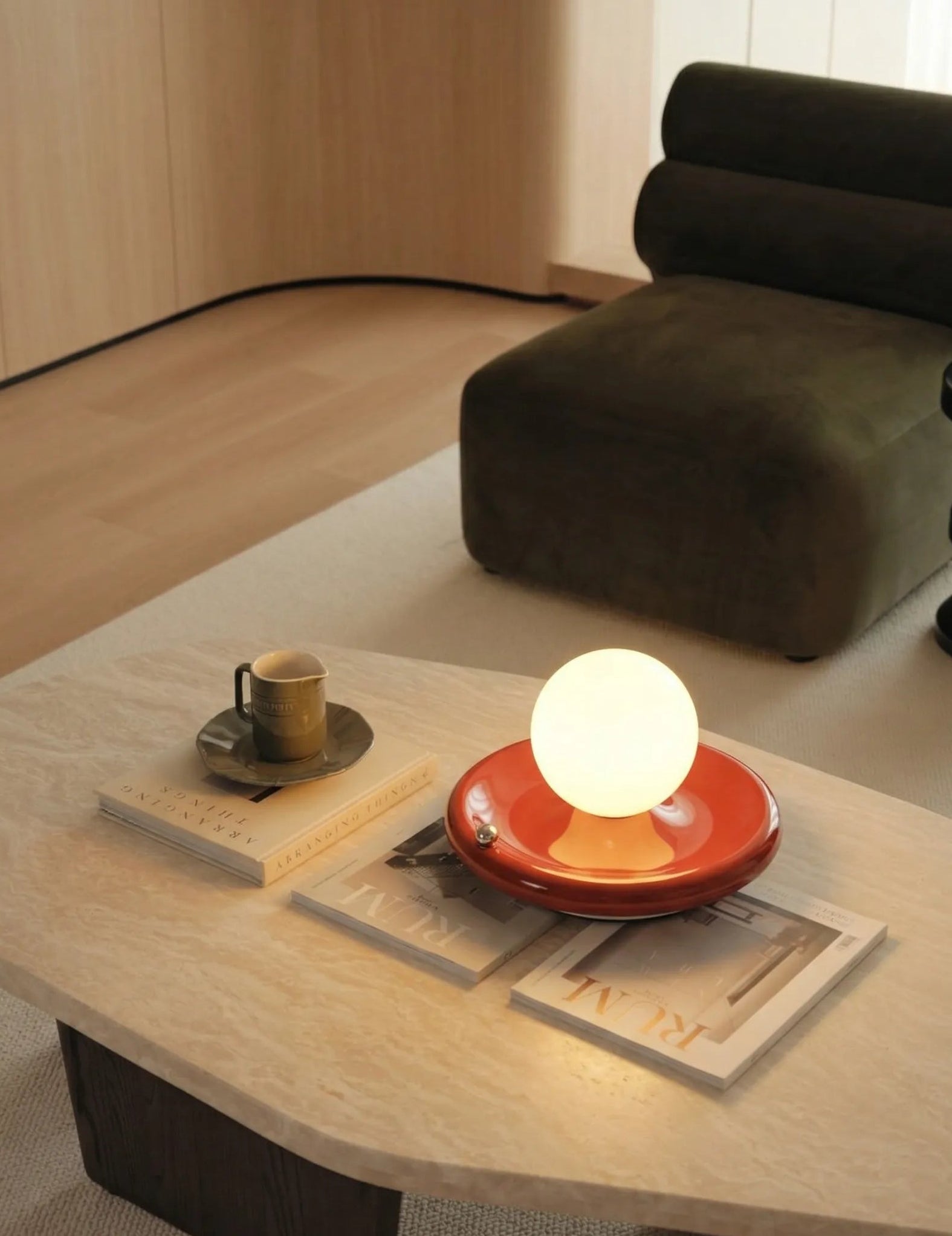 Lampara Ovni Ufo Portable Rechargeable Table Lamp - Touch Control