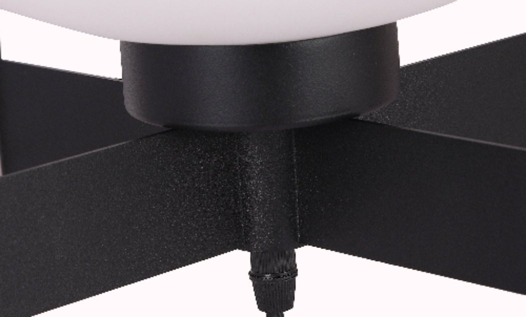 Alix Cesta Metalica Basket Lamp Modern Opal Glass & Chrome Accent Light - Homezee