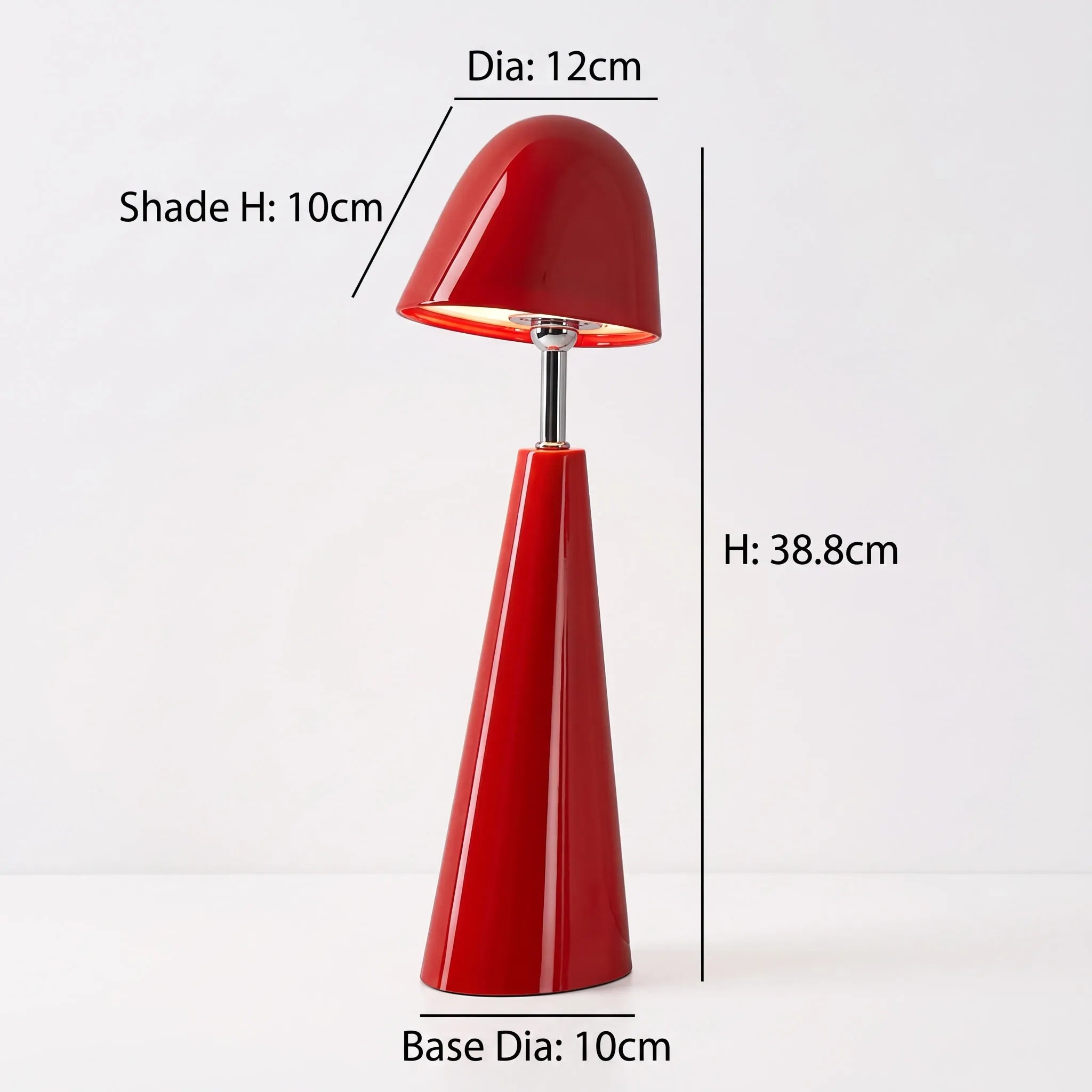 Little Red Cap Portable LED Rechargeable Table Lamp
