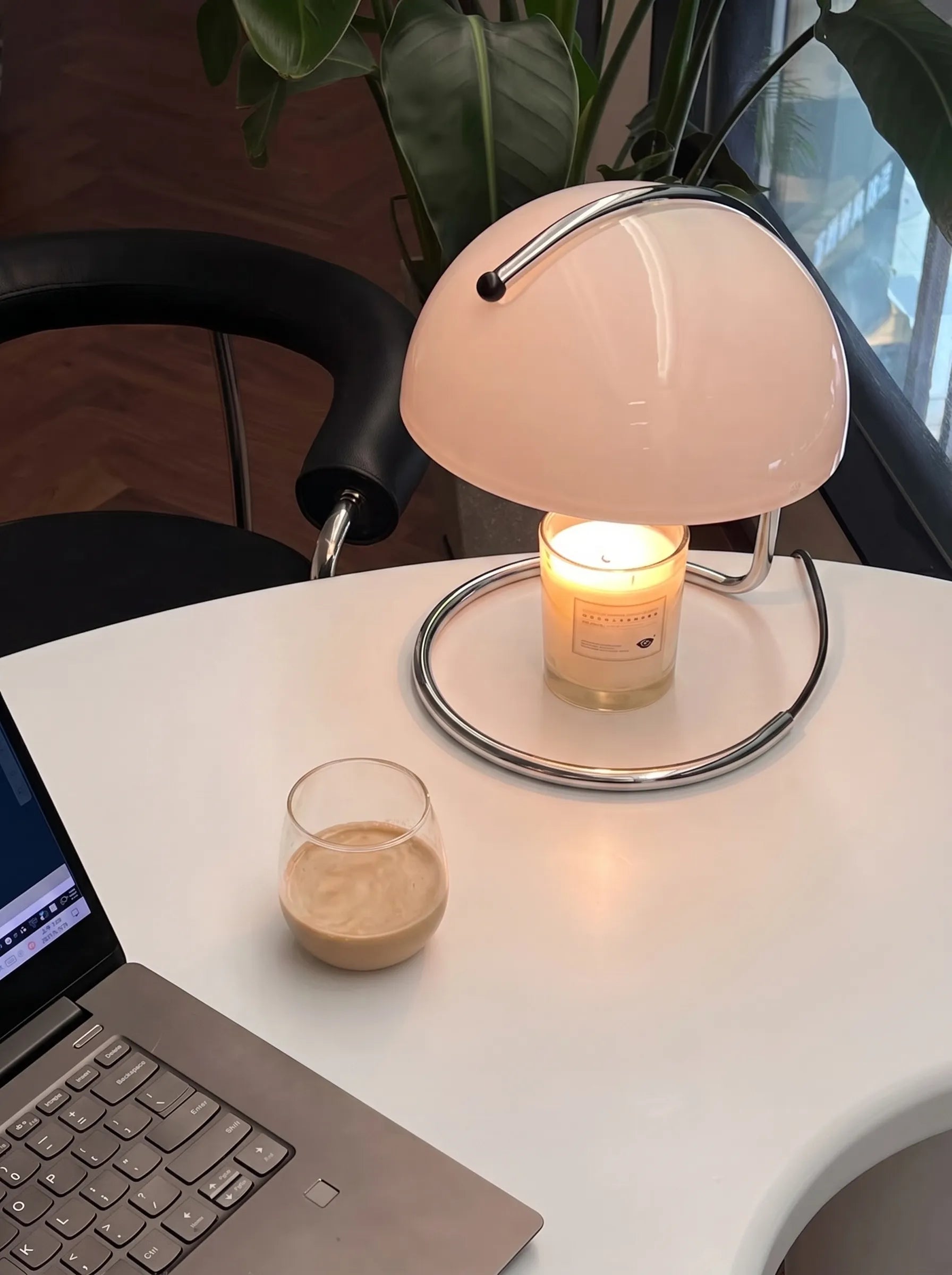 Luca Bauhaus Candle Warmer Table Lamp