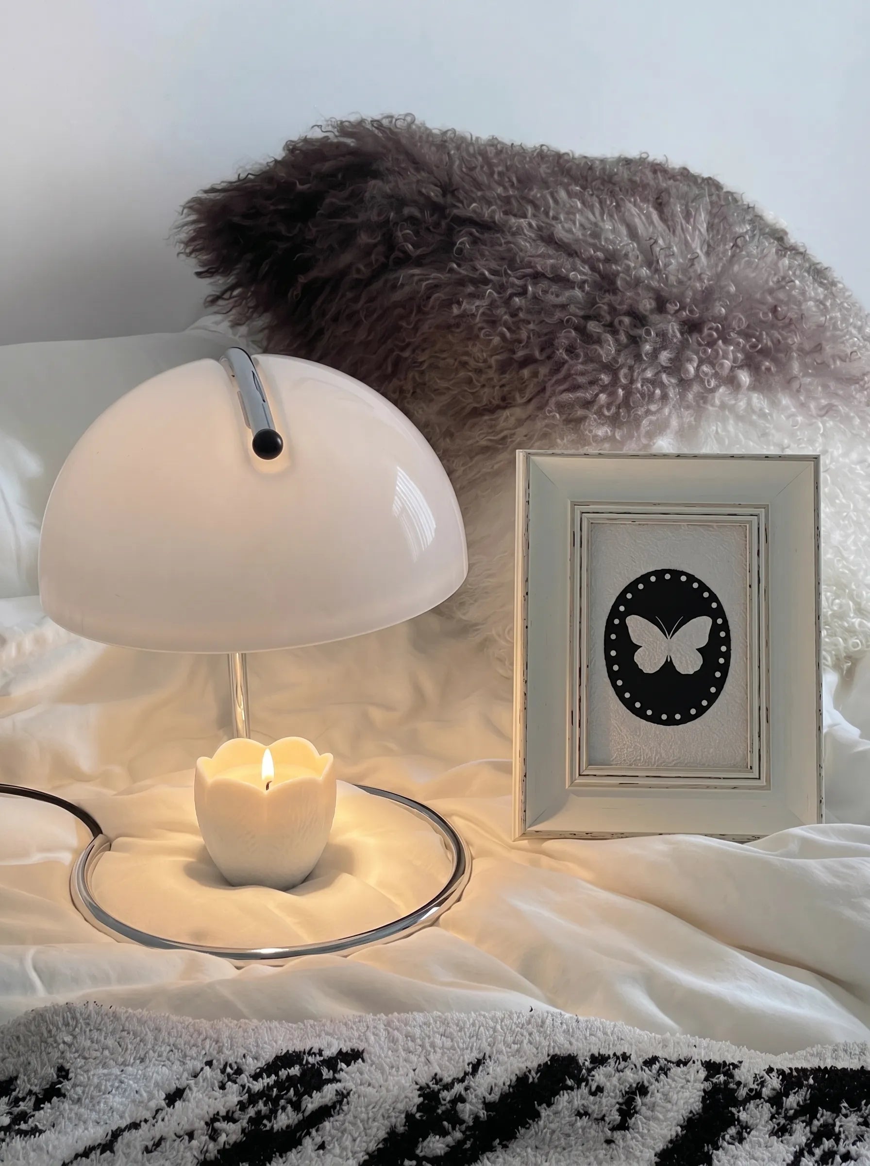Luca Bauhaus Candle Warmer Table Lamp