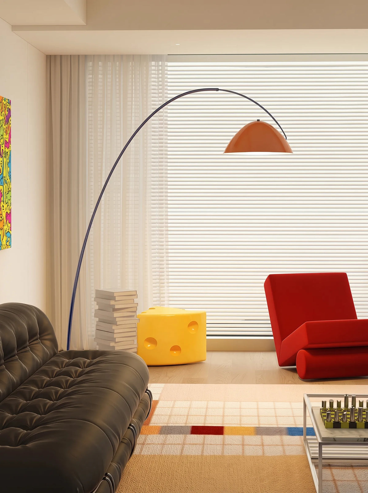 Milo Memphis Arc Floor Lamp