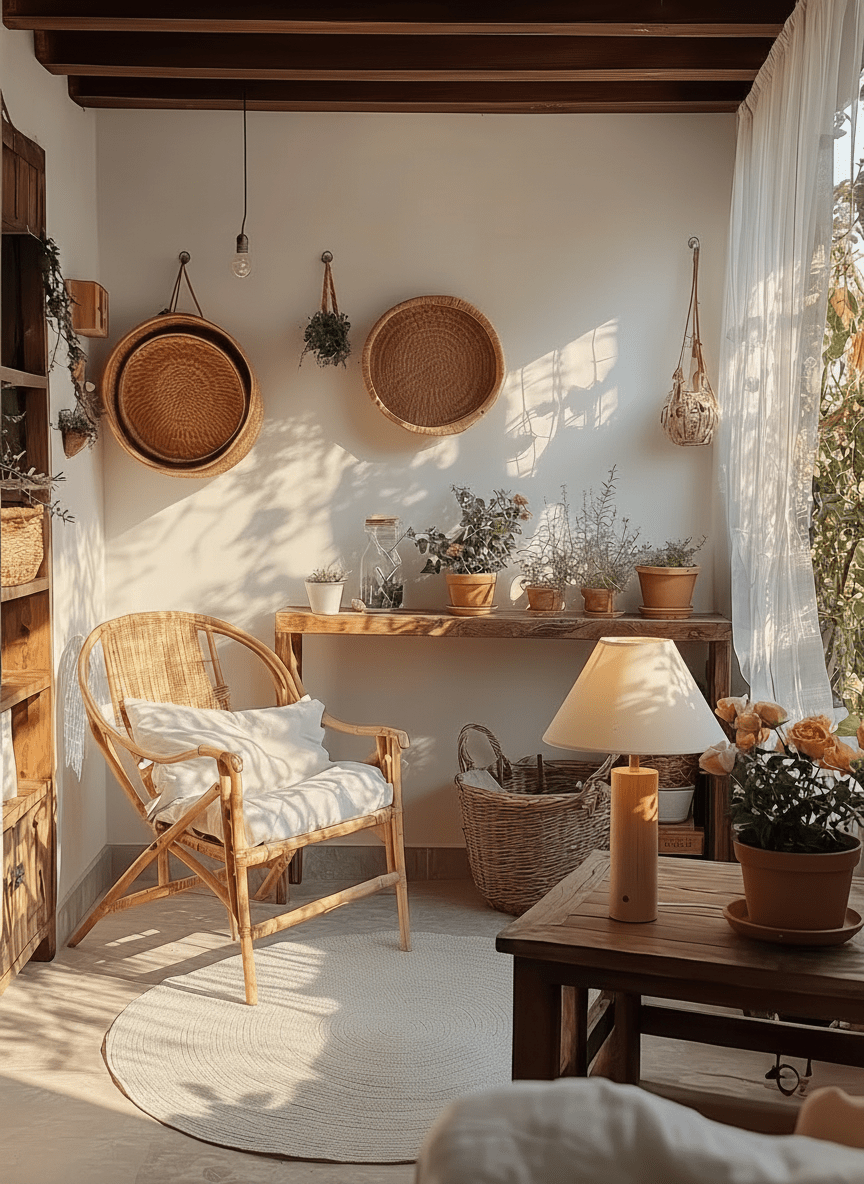 Morgan Table Lamp Japandi Wood Base Touch Lamp with Type - C Charging - Homezee