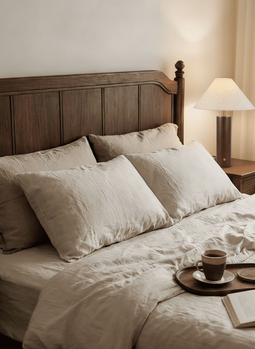 Morgan Table Lamp Japandi Wood Base Touch Lamp with Type - C Charging - Homezee