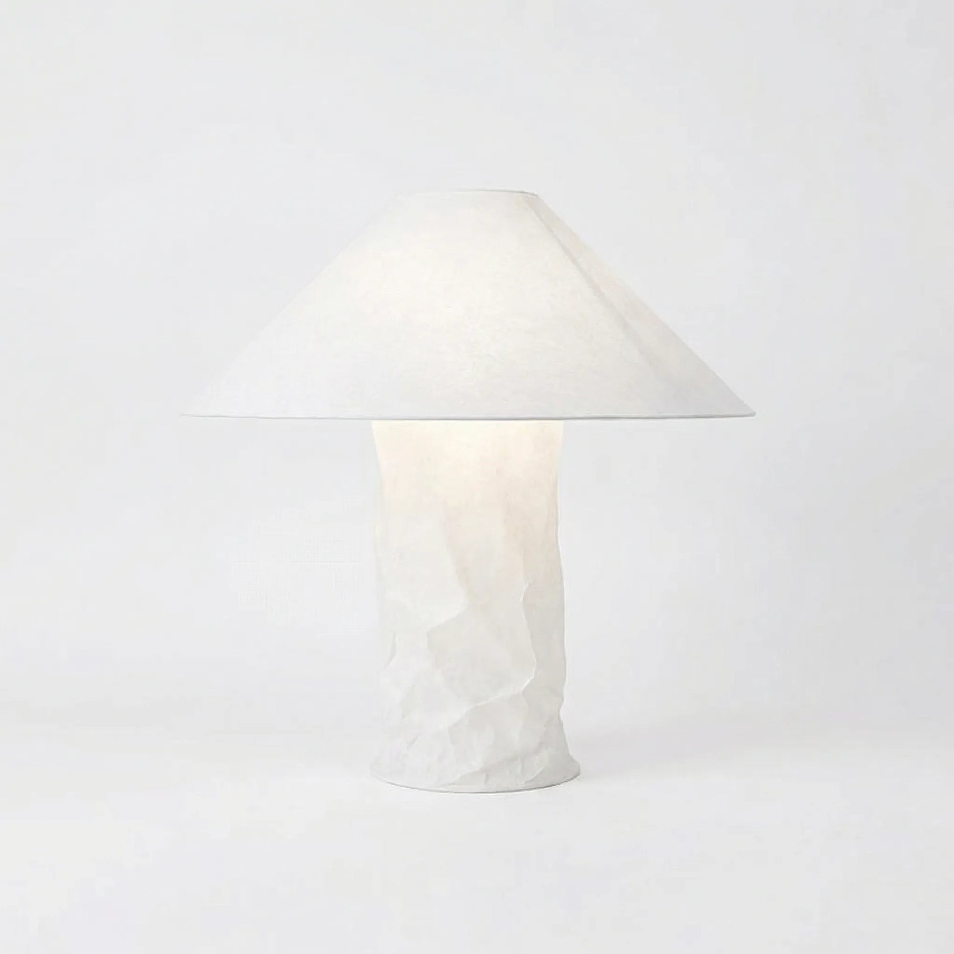 Akari - style Crinkle Paper Table Lamp Floor Lamp - Homezee