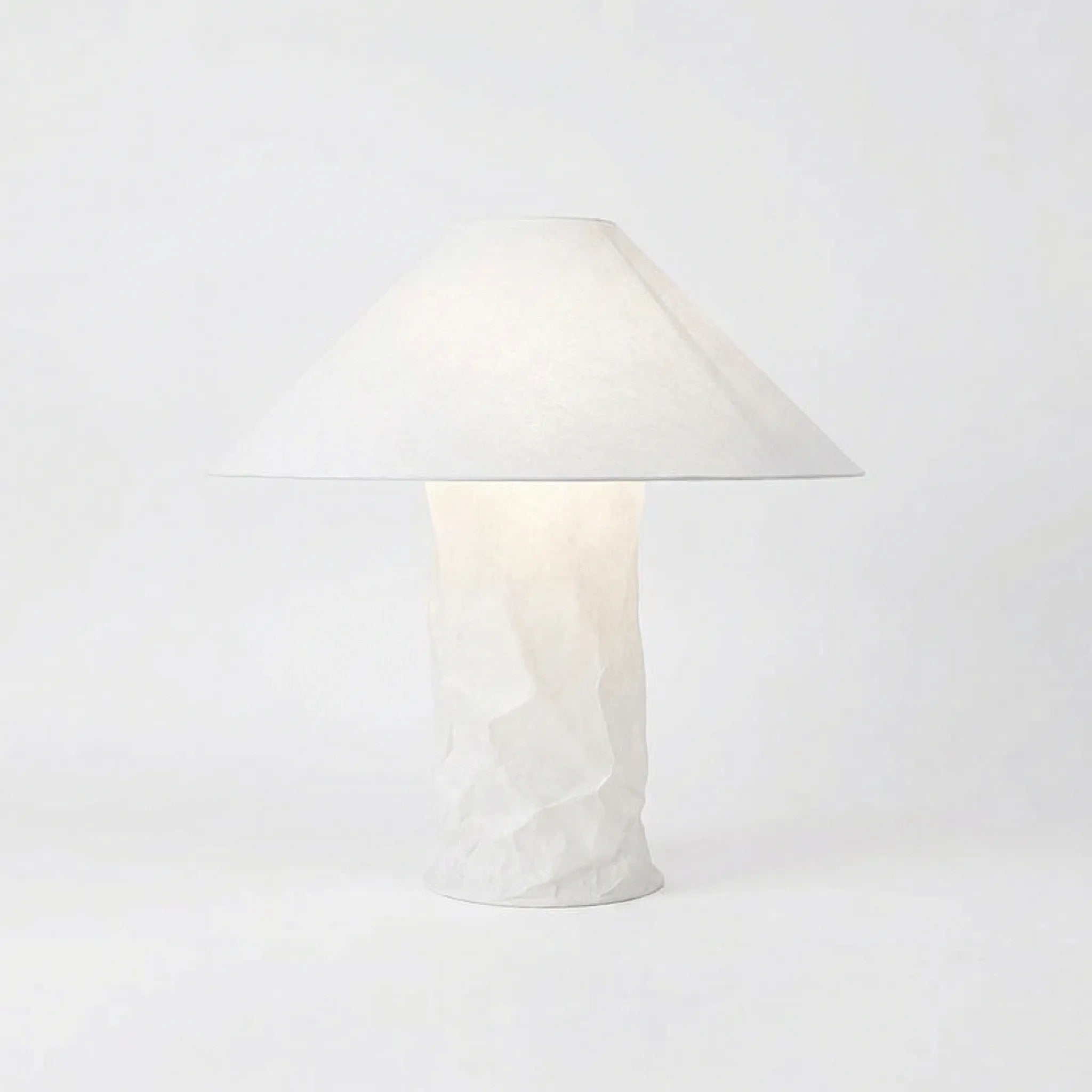 Akari - style Crinkle Paper Table Lamp Floor Lamp - Homezee