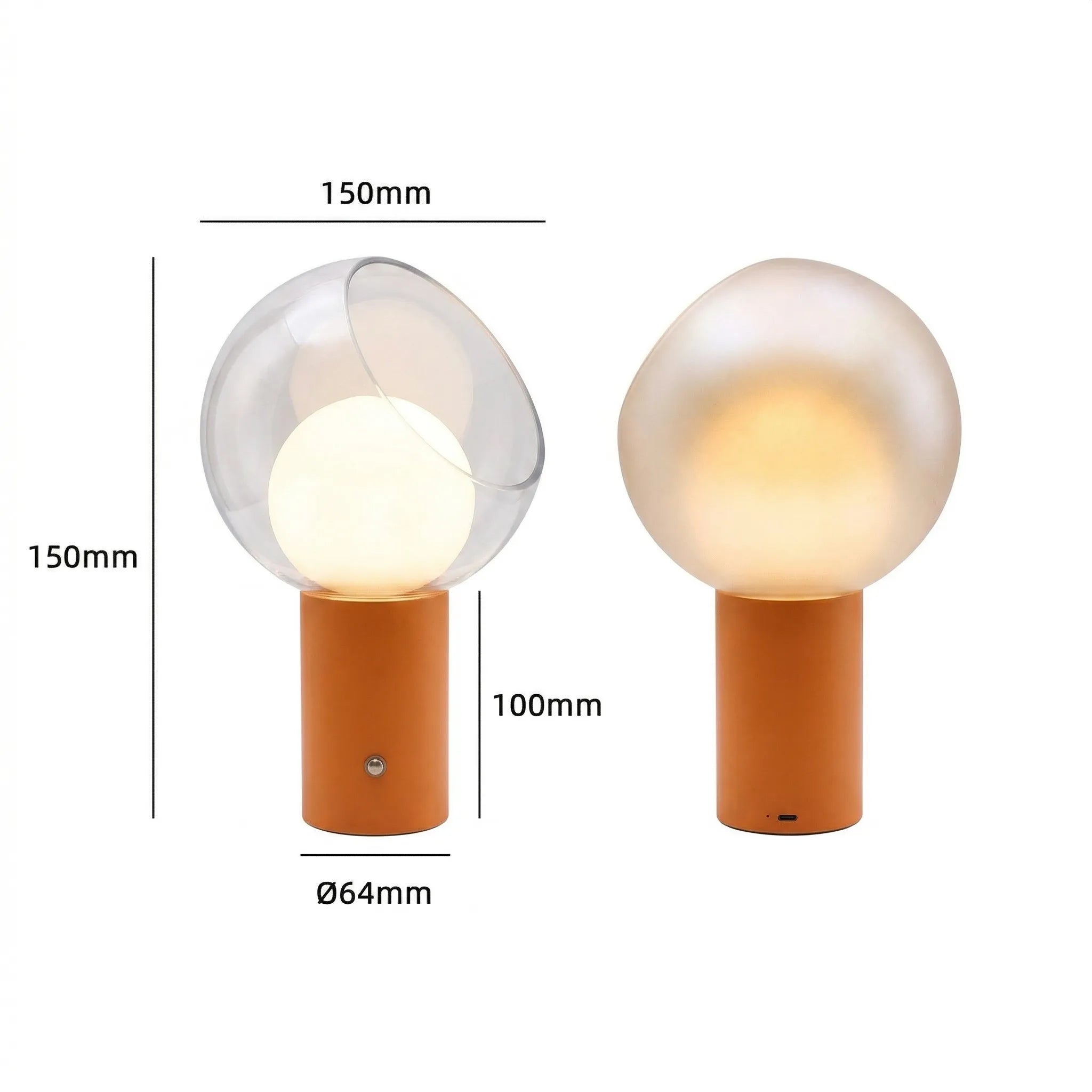 Nabila Portable Rechargeable Table Lamp - Touch Control
