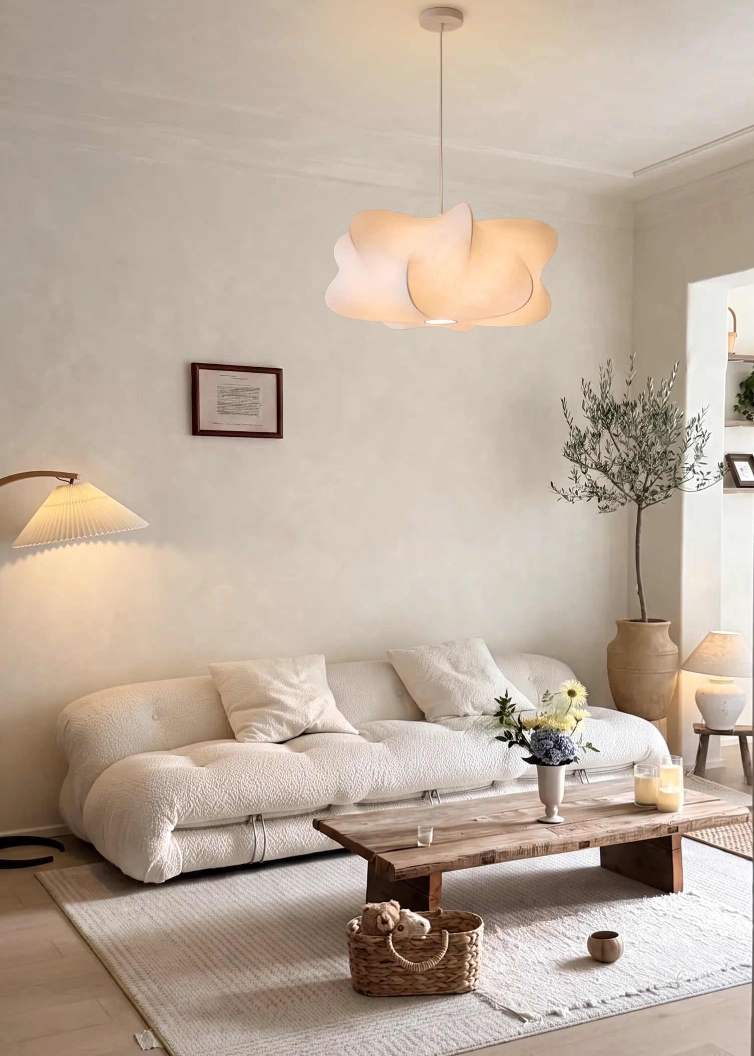 Nelson Cirrus Cloud Japandi Pendant Light