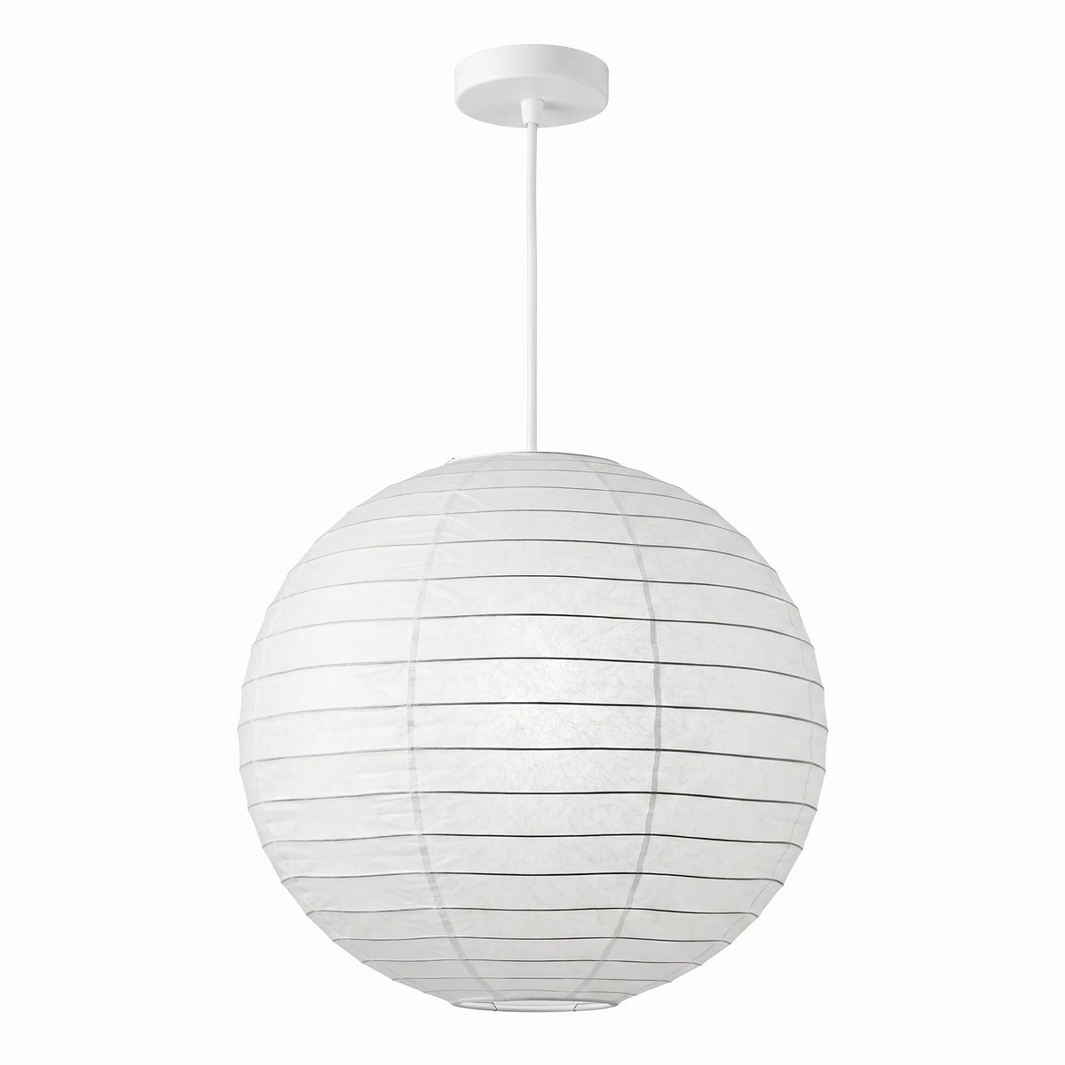 Nelson Lantern Orb Round Silk Pendant Light