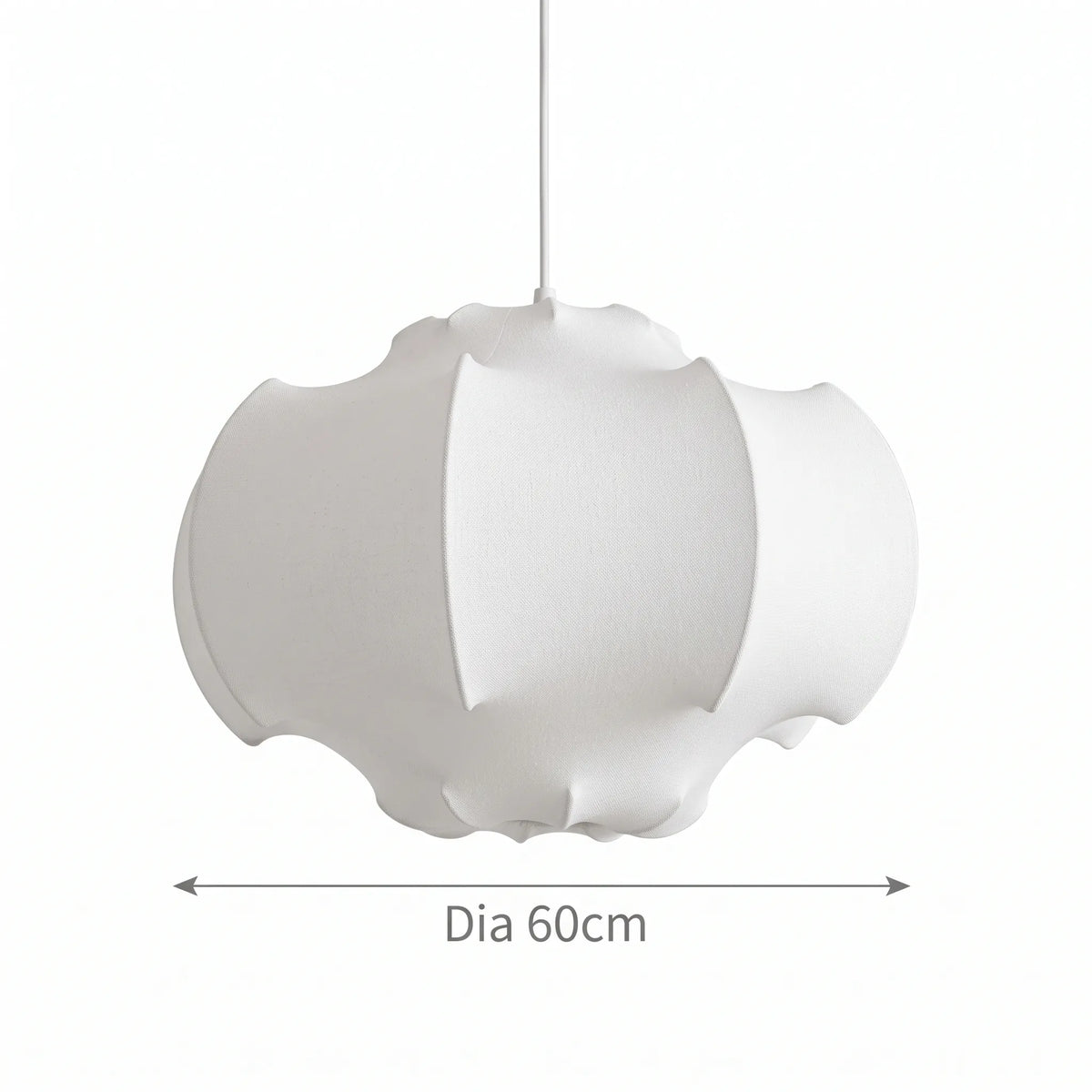 Nelson Lantern Silk Wabi-Sabi Pendant Light