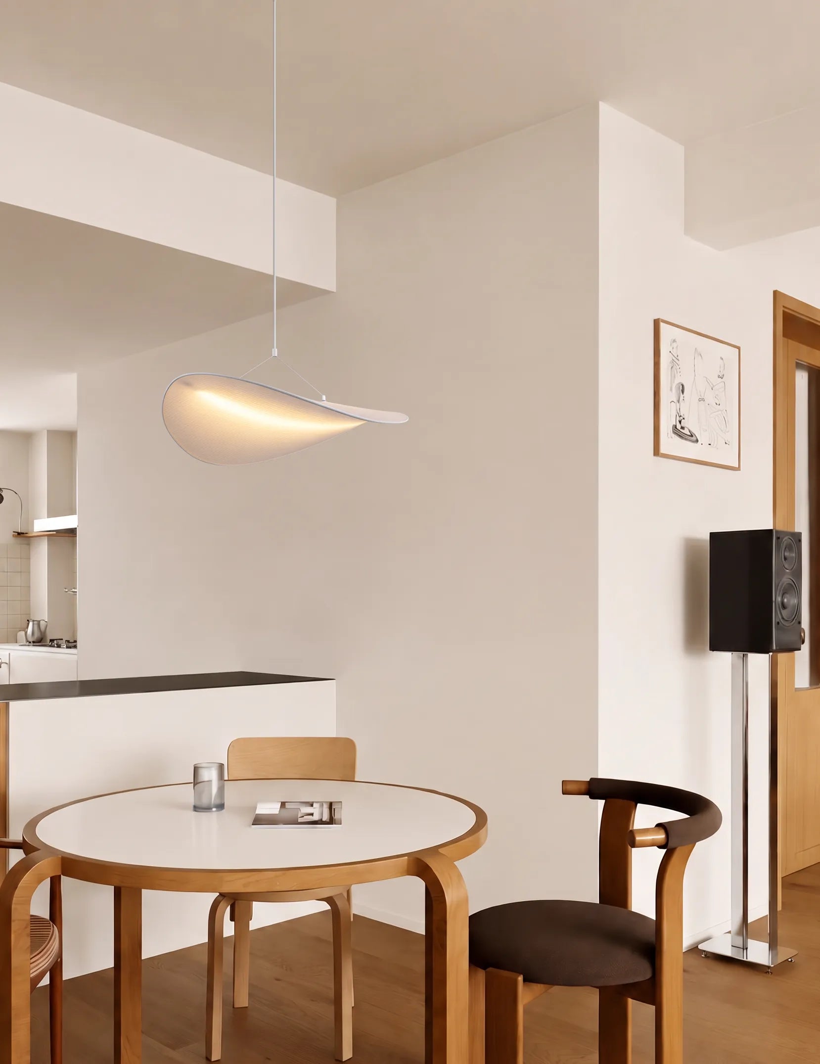 Nelson Leaf Hanging Japandi LED Pendant Light