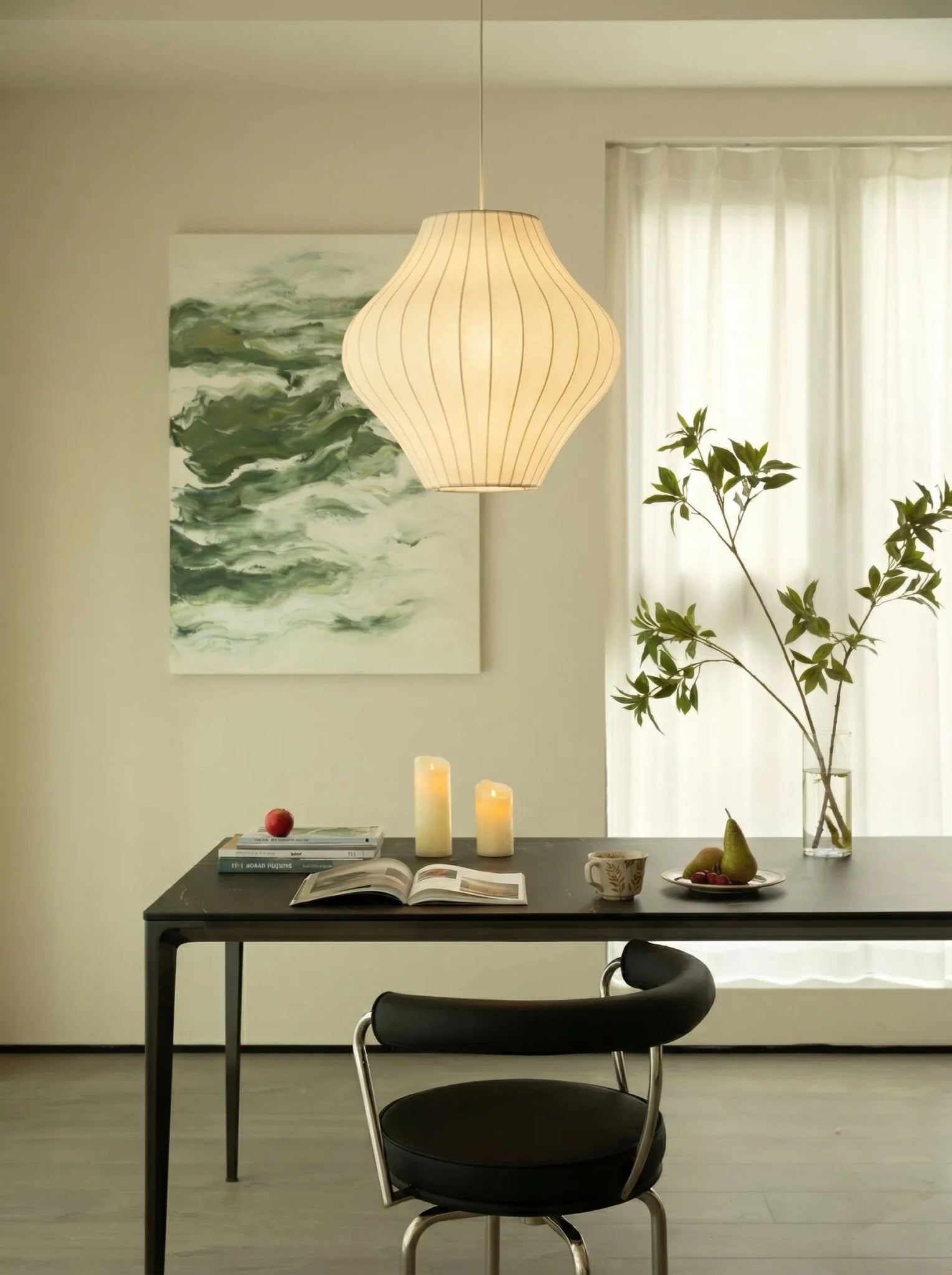 Nelson Multi - Shape Bubble Pendant Lamp | Round & Oblong & Drum - shaped - Homezee