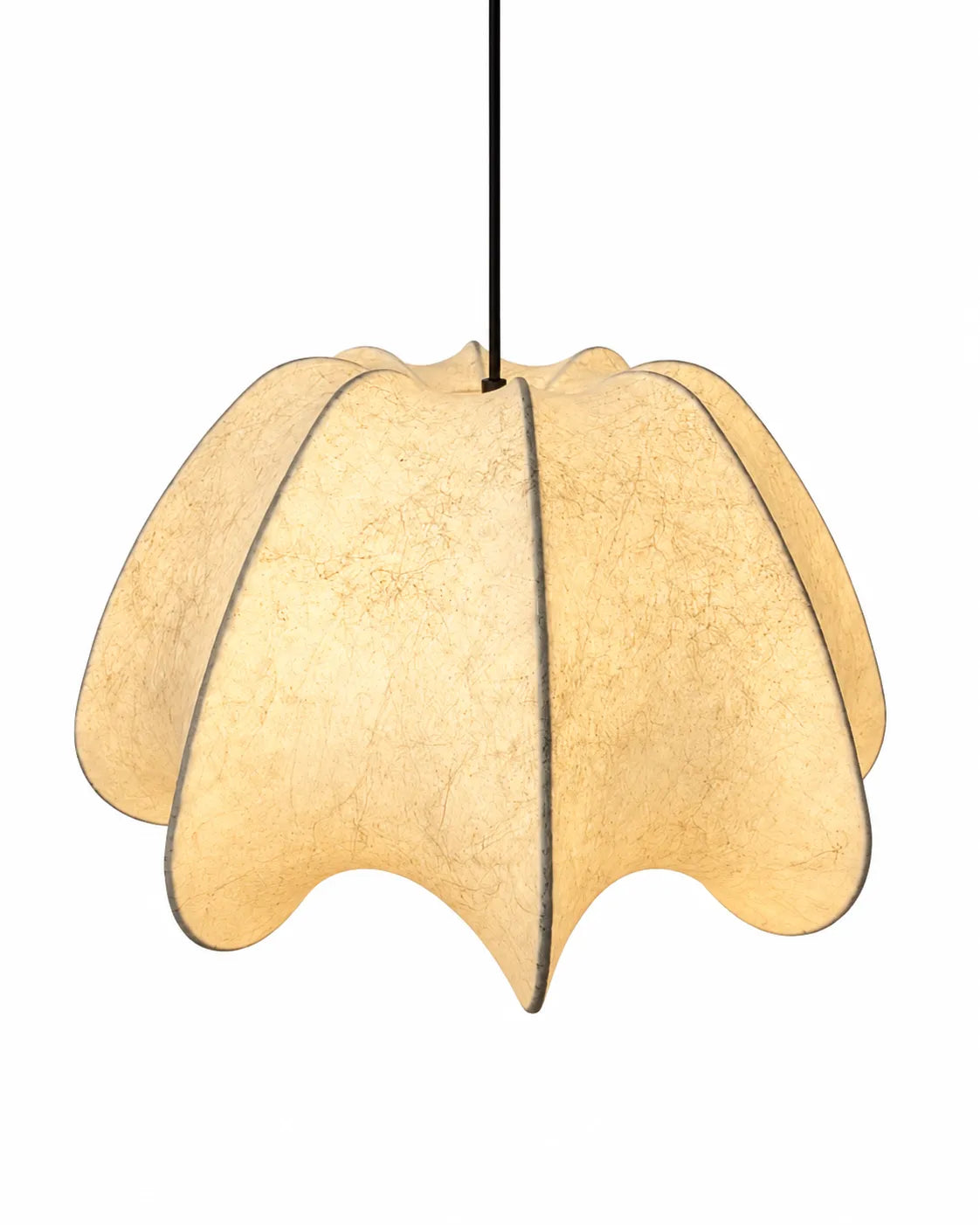 Nelson Silk Petal Bubble Japandi Pendant Light