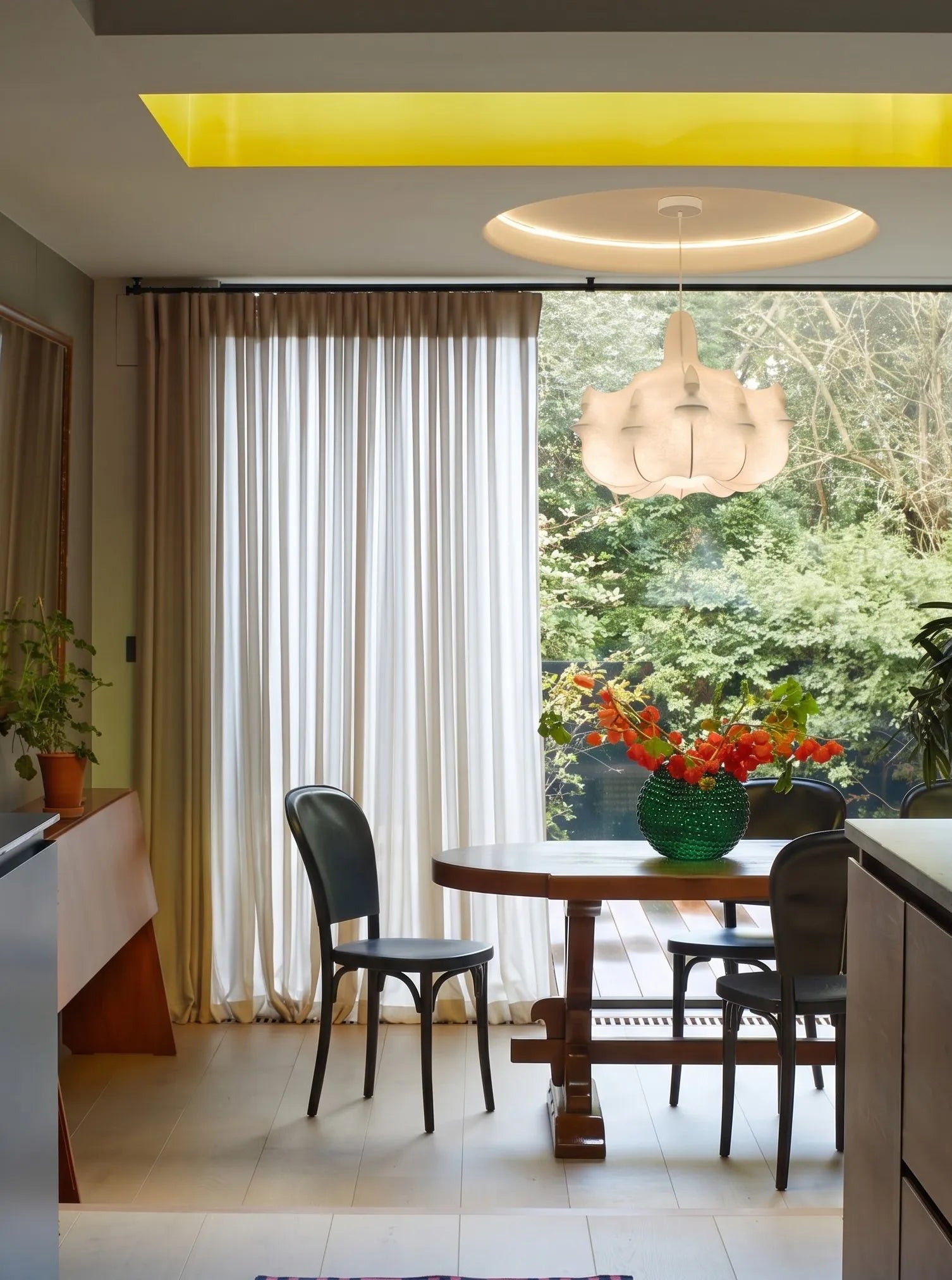 Nelson Silk Cocoon Wabi-Sabi Cloud Pendant Light
