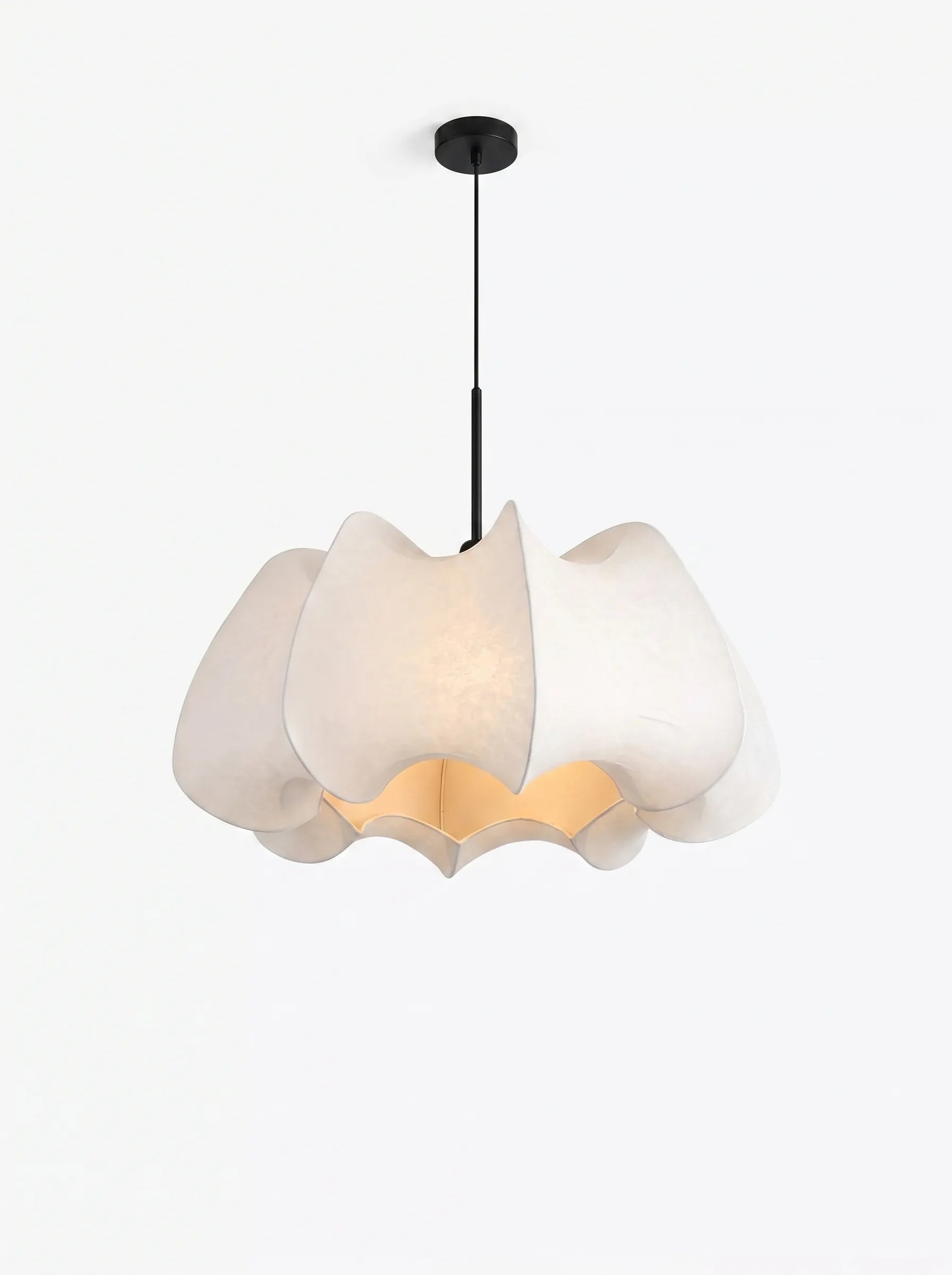 Nelson Silk Petal Bubble Japandi Pendant Light