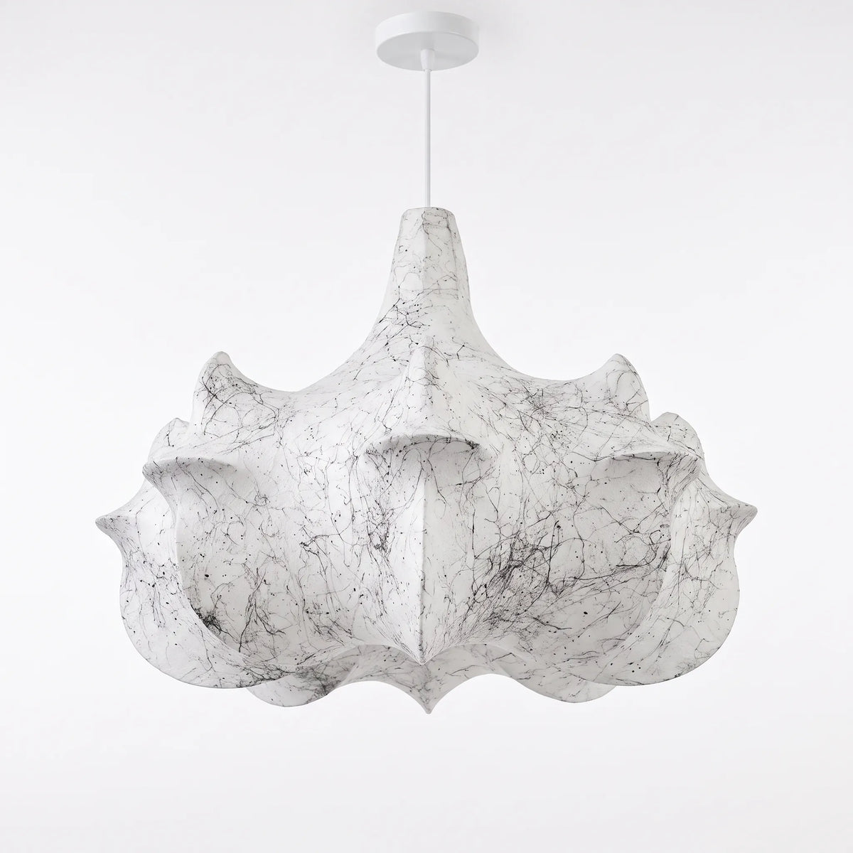 Nelson Silk Cocoon Wabi-Sabi Cloud Pendant Light