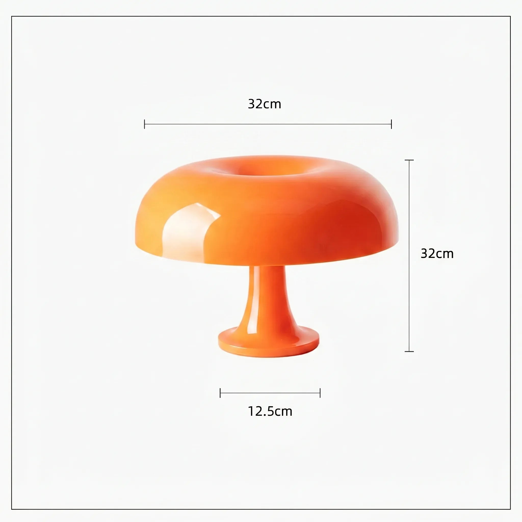 Nessino Retro Donut Mushroom Table Lamp