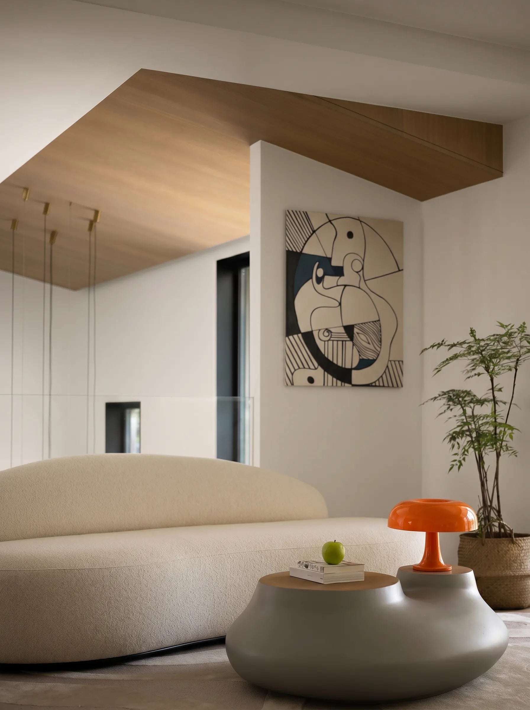 Nessino Retro Donut Mushroom Table Lamp