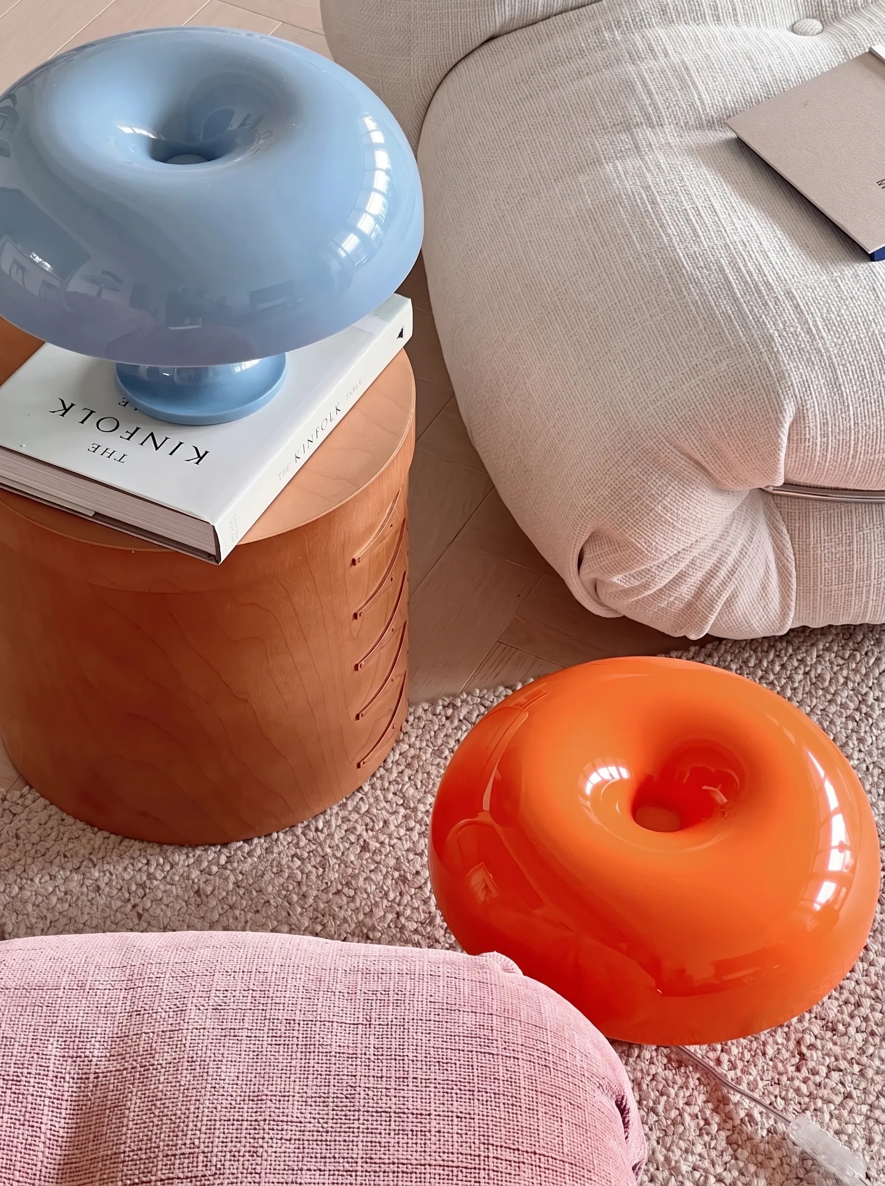 Nessino Retro Donut Mushroom Table Lamp