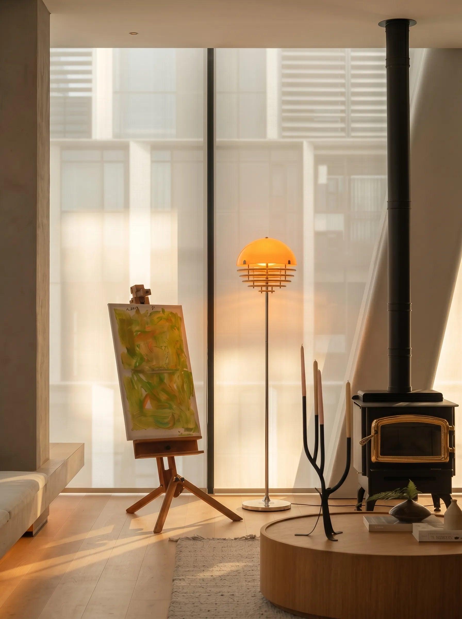 Noah Bauhaus Sunset Floor Lamp