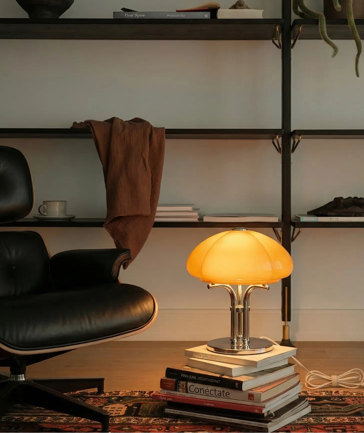 Nordic Bauhaus Pumpkin Table Lamp Retro - Touch Dimmable